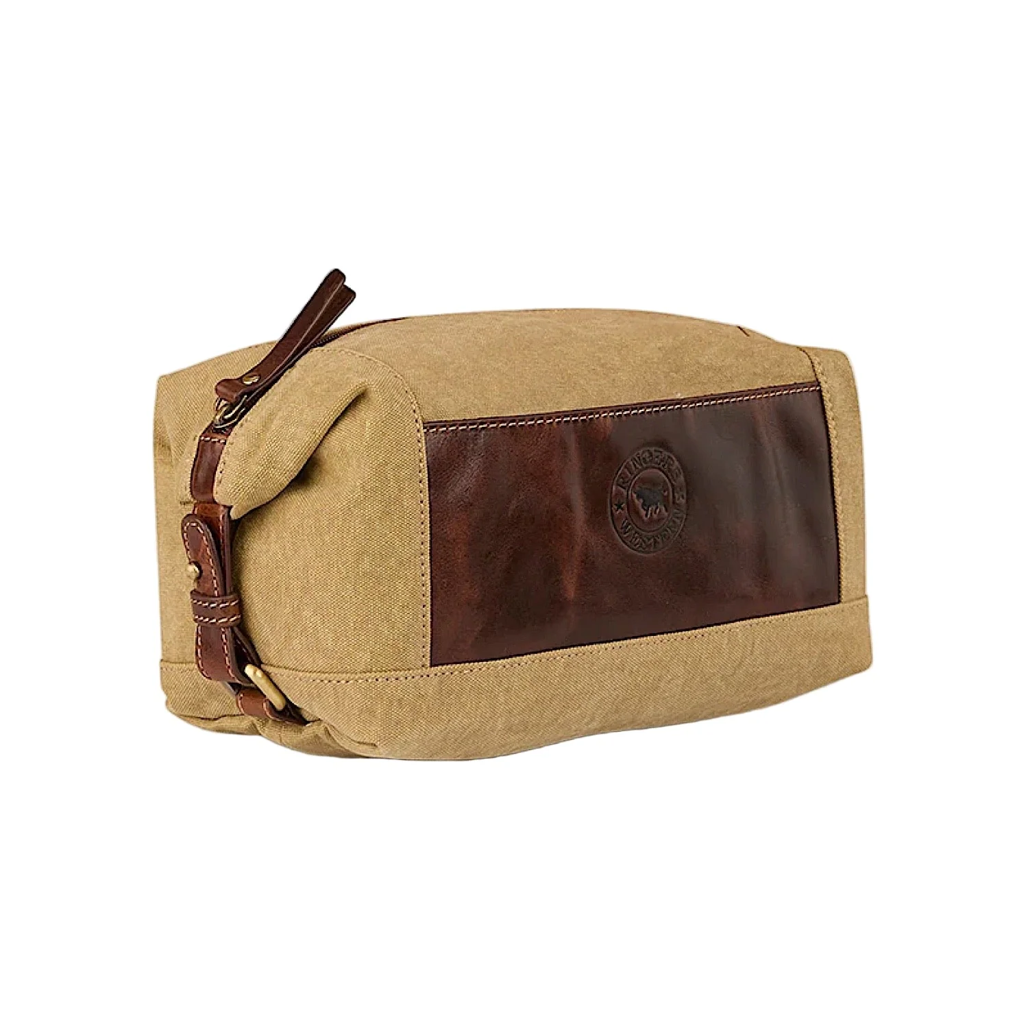 Ringers Western Waxicanvas Toiletry Bag - Cognac - Image 2