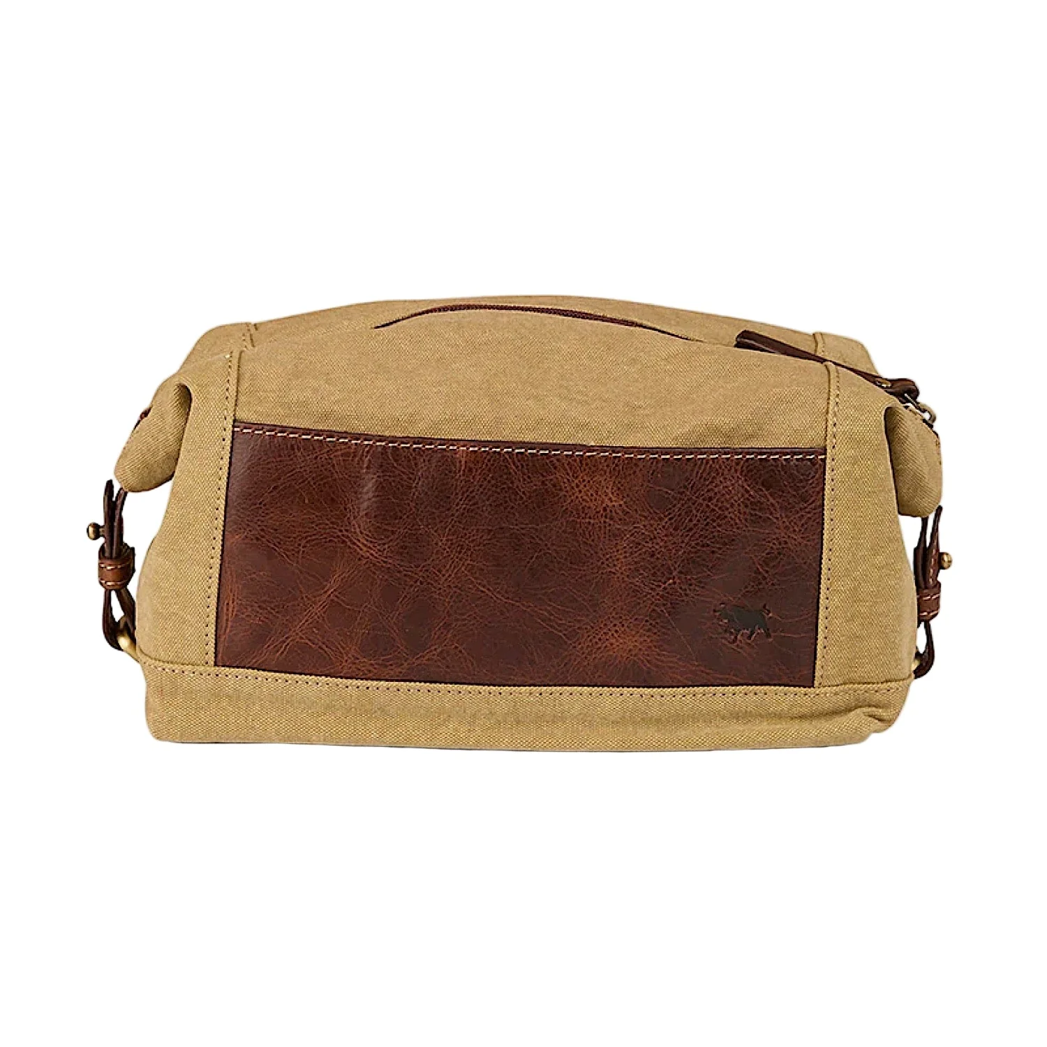 Ringers Western Waxicanvas Toiletry Bag - Cognac - Image 3