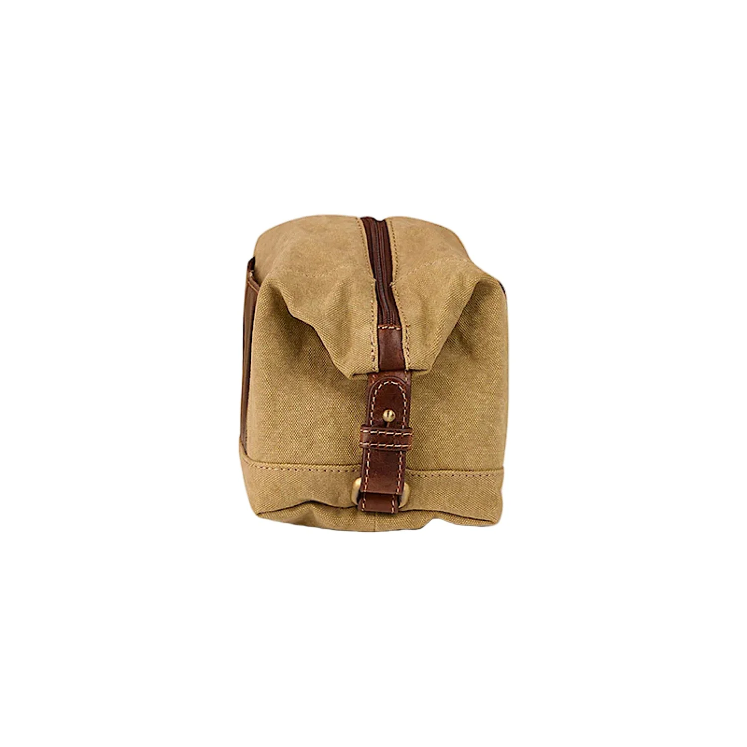 Ringers Western Waxicanvas Toiletry Bag - Cognac - Image 4