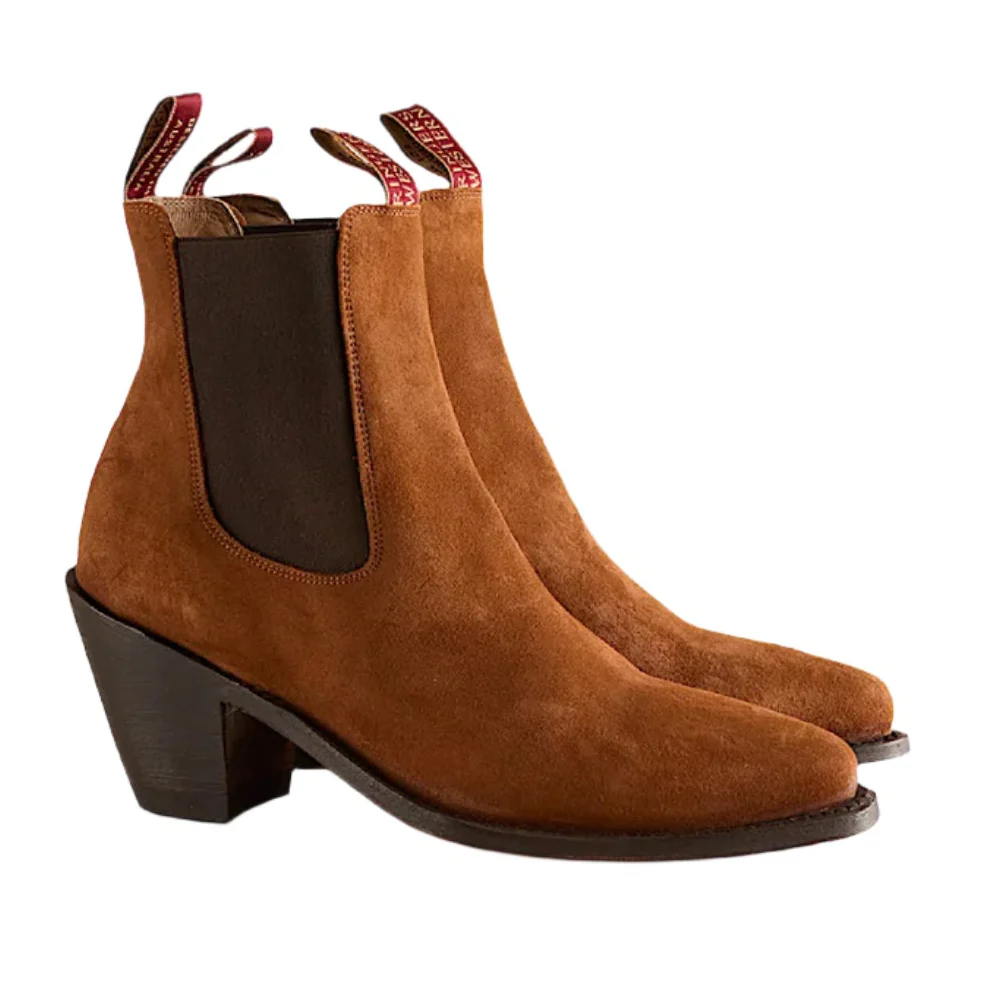 Ringers Western Women's Acacia Boot - Tan Suede