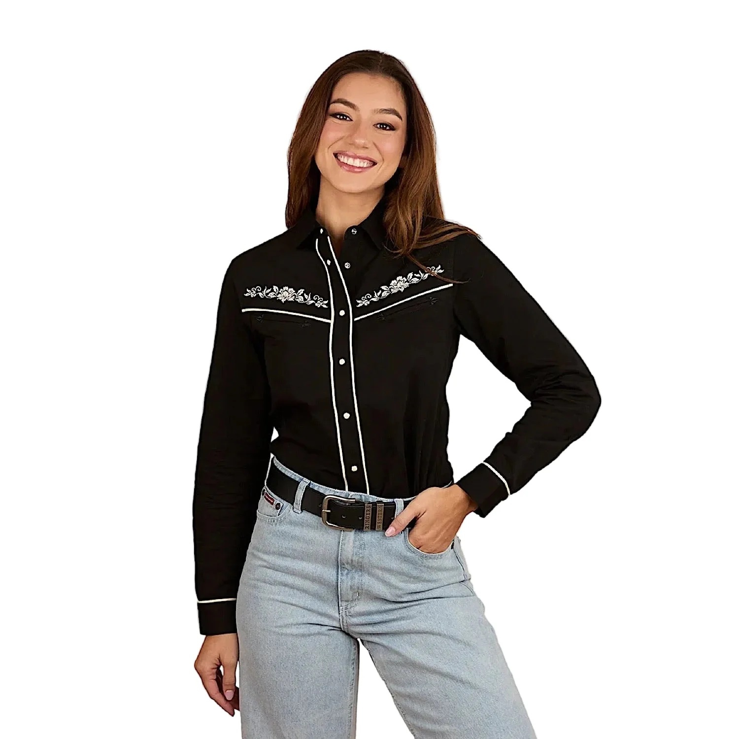 Ringers Western Women's Aisling Western Shirt - Black