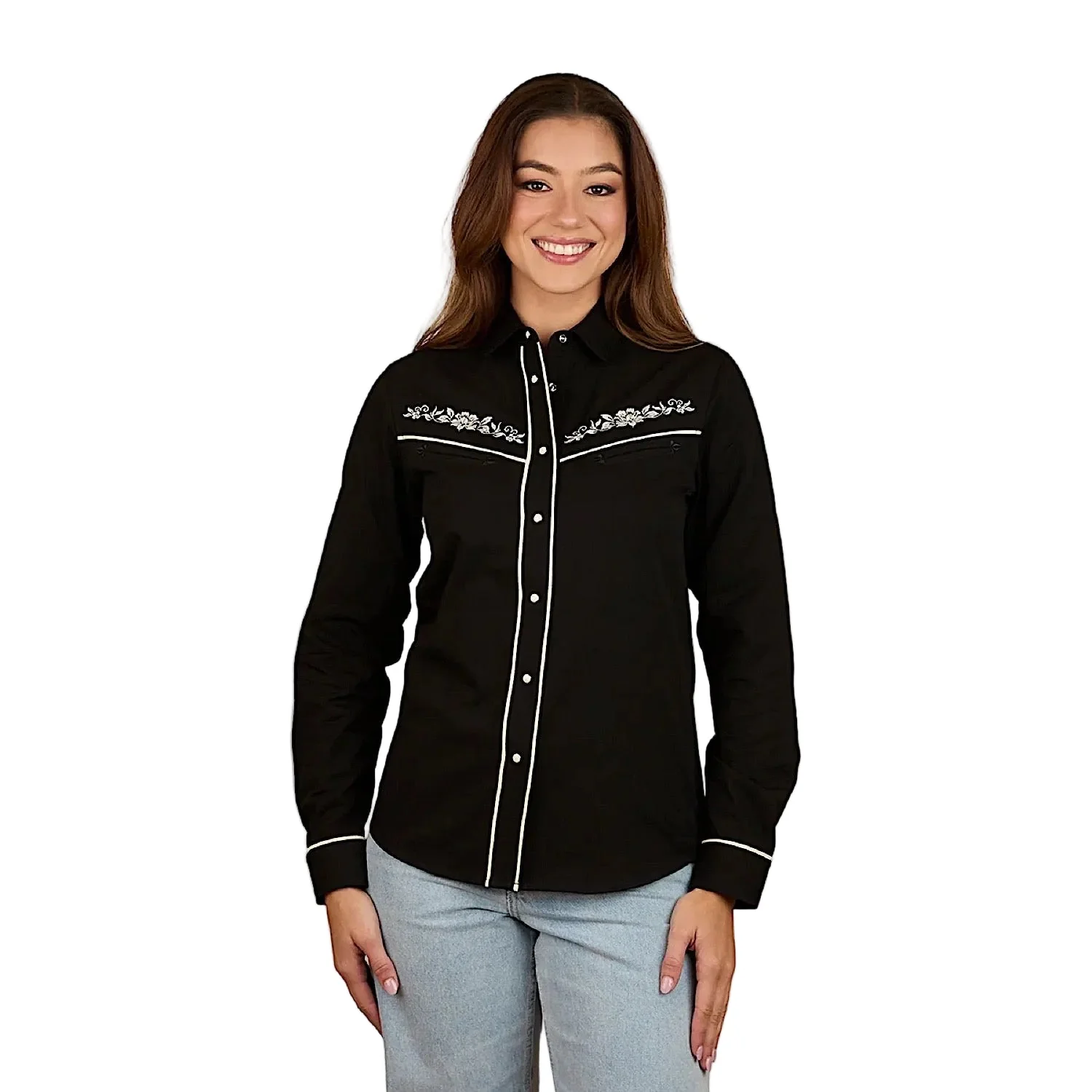 Ringers Western Women's Aisling Western Shirt - Black - Image 4