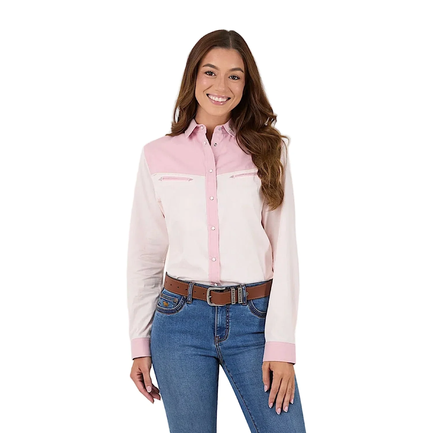 Ringers Western Women's Alamar Western Shirt - Pink
