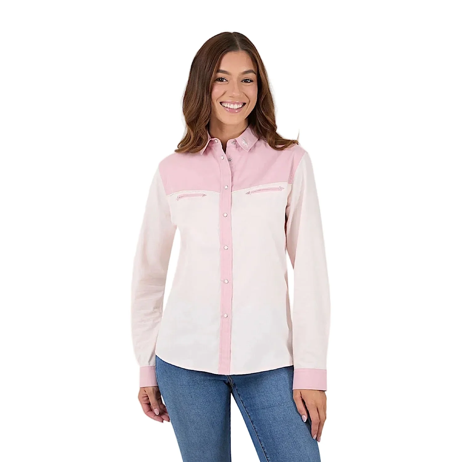 Ringers Western Women's Alamar Western Shirt - Pink - Image 4