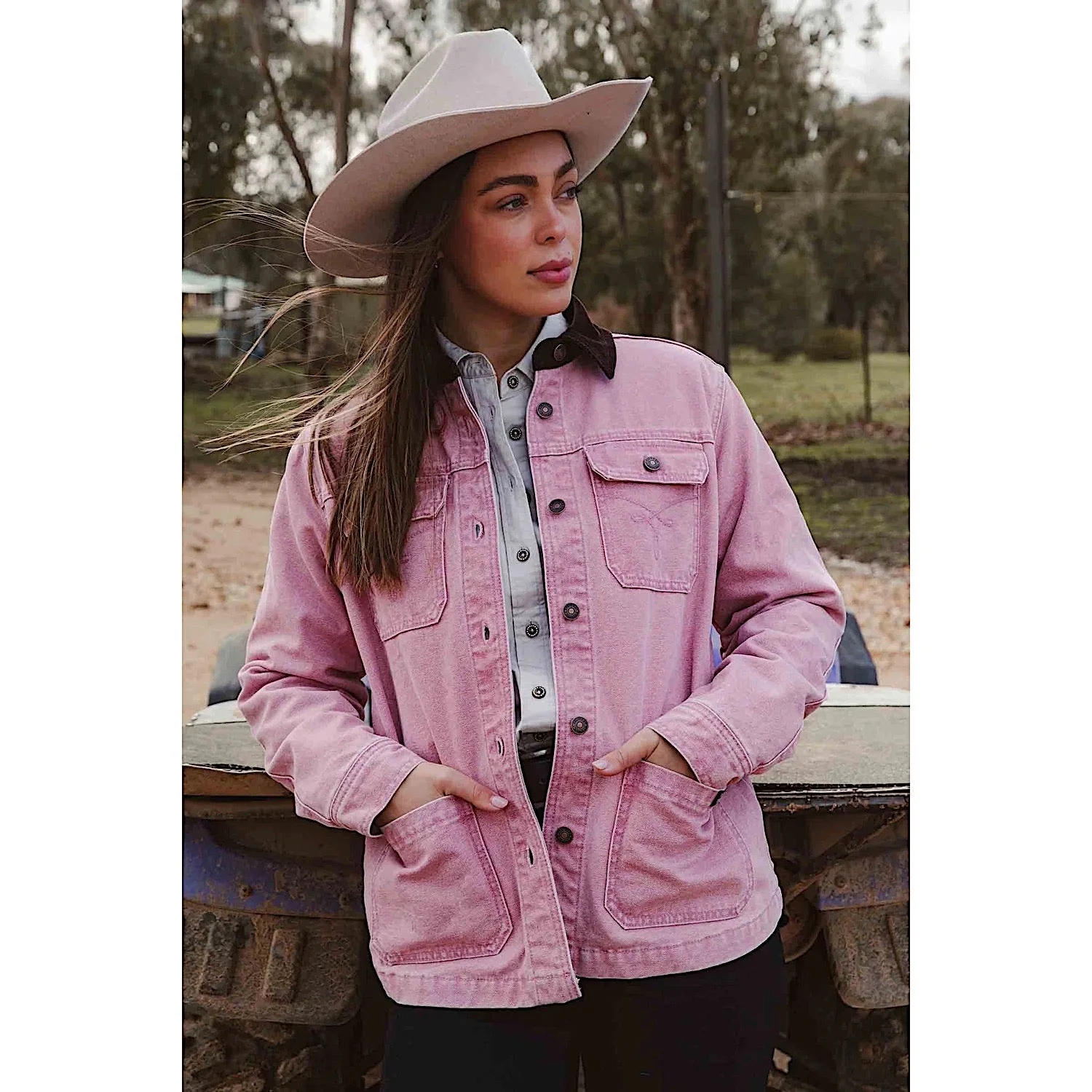 Ringers Western Women's Arna Jacket - Rosey Pink - Image 4