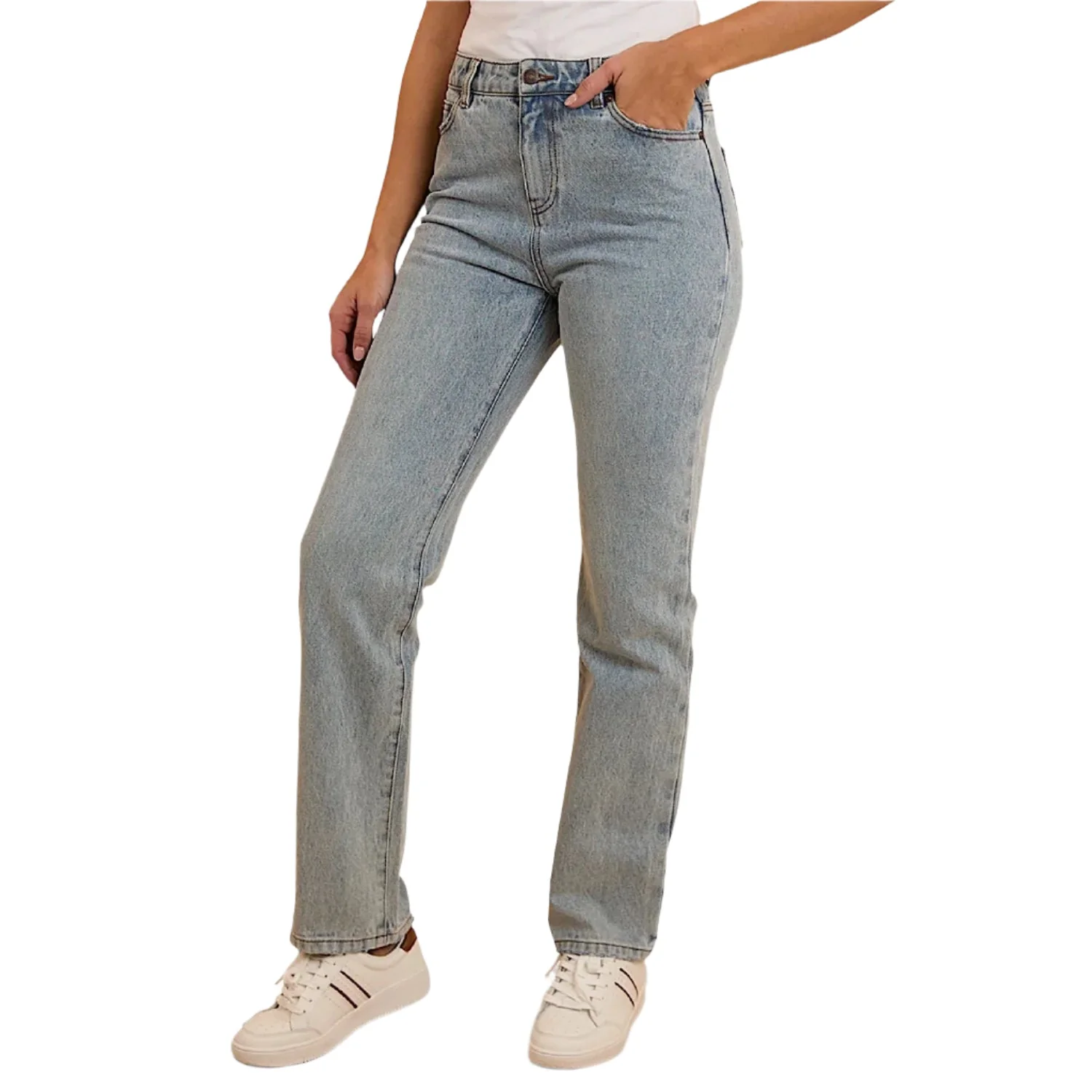 Ringers Western Women's Autumn Straight Leg Jean - Light Blue
