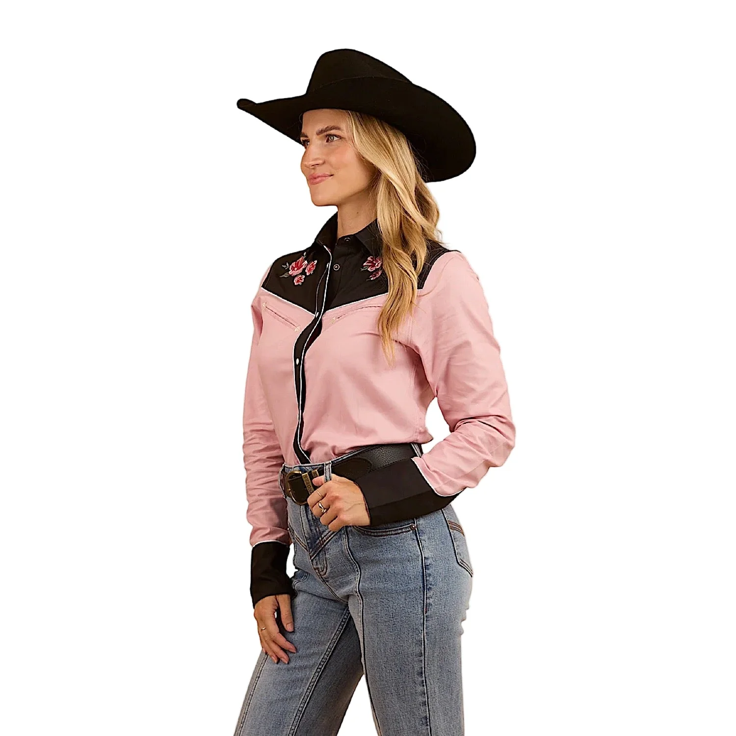 Ringers Western Women's Bellingen Western Shirt - Rosey Pink - Image 2