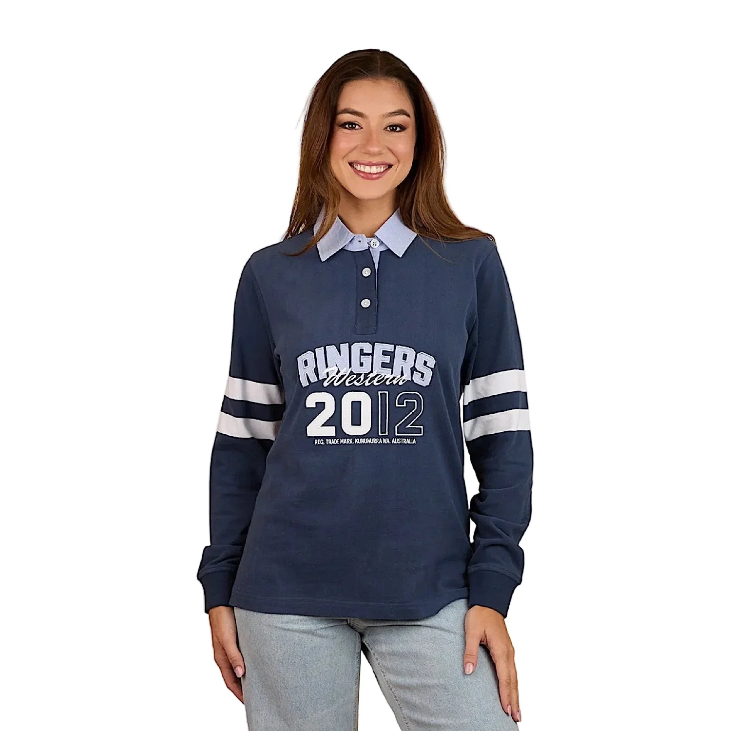 Ringers Western Women's Campus Rugby Jersey - Navy