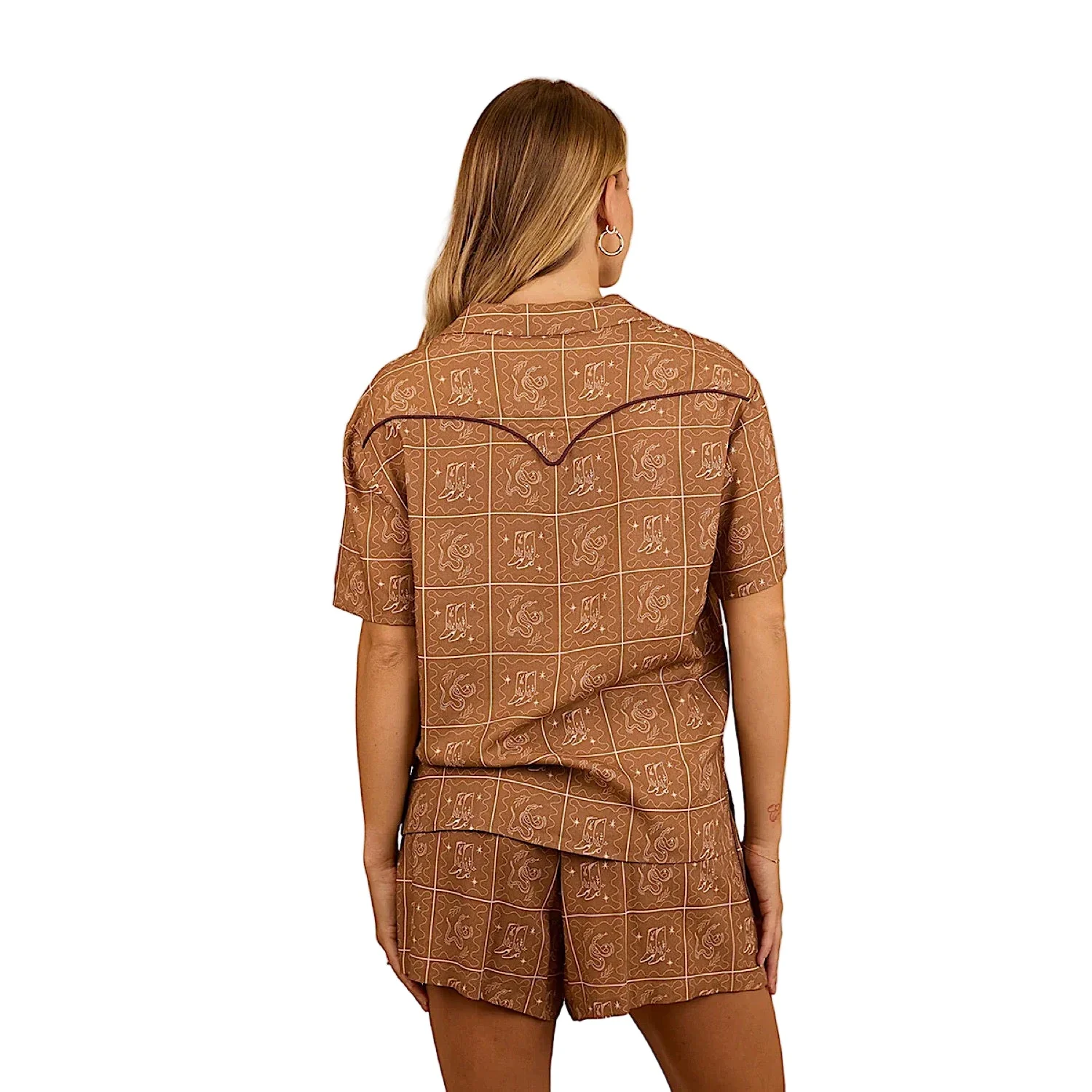 Ringers Western Women's Cody Shirt - Almond - Image 2