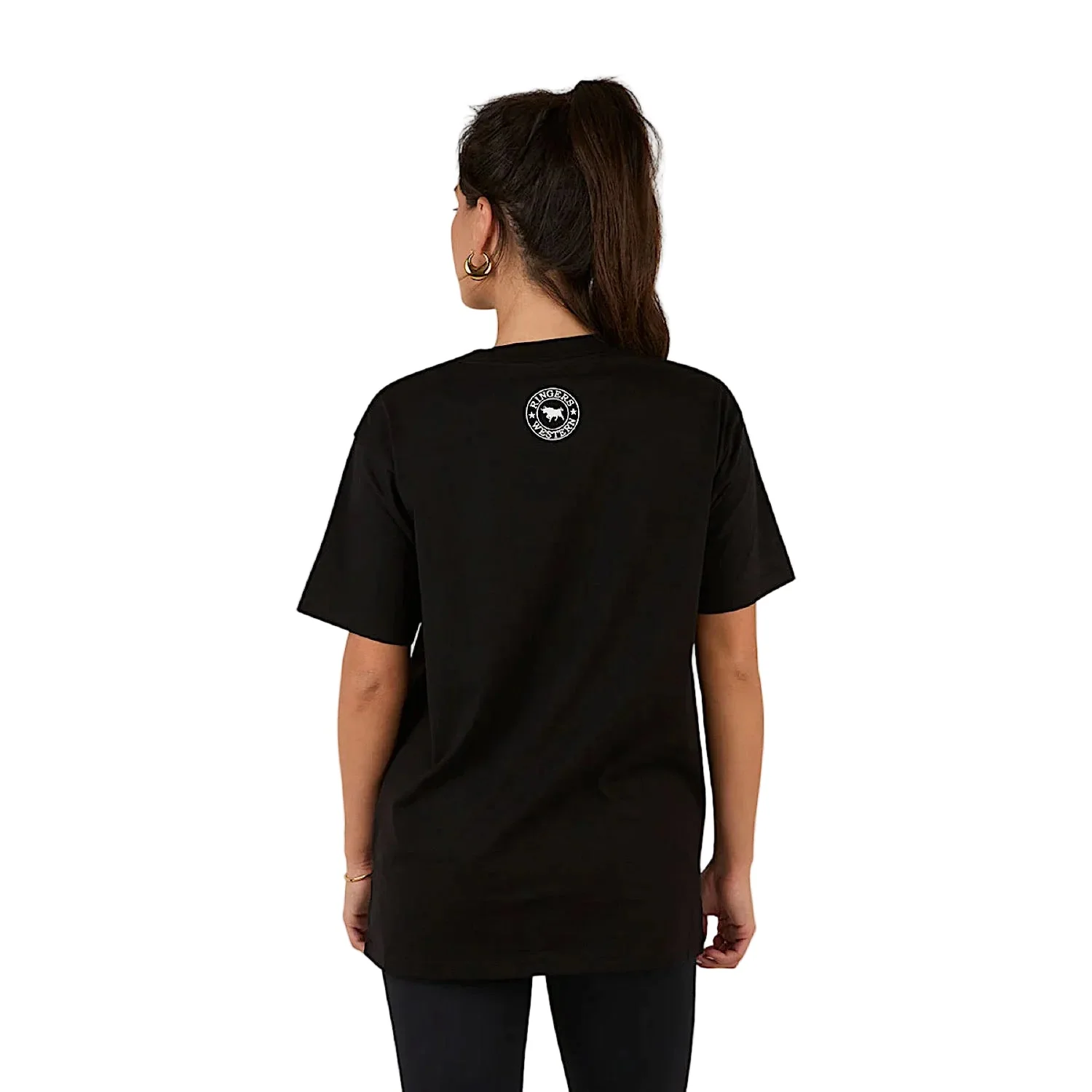 Ringers Western Women's Division Oversized Sport T-Shirt - Black - Image 2