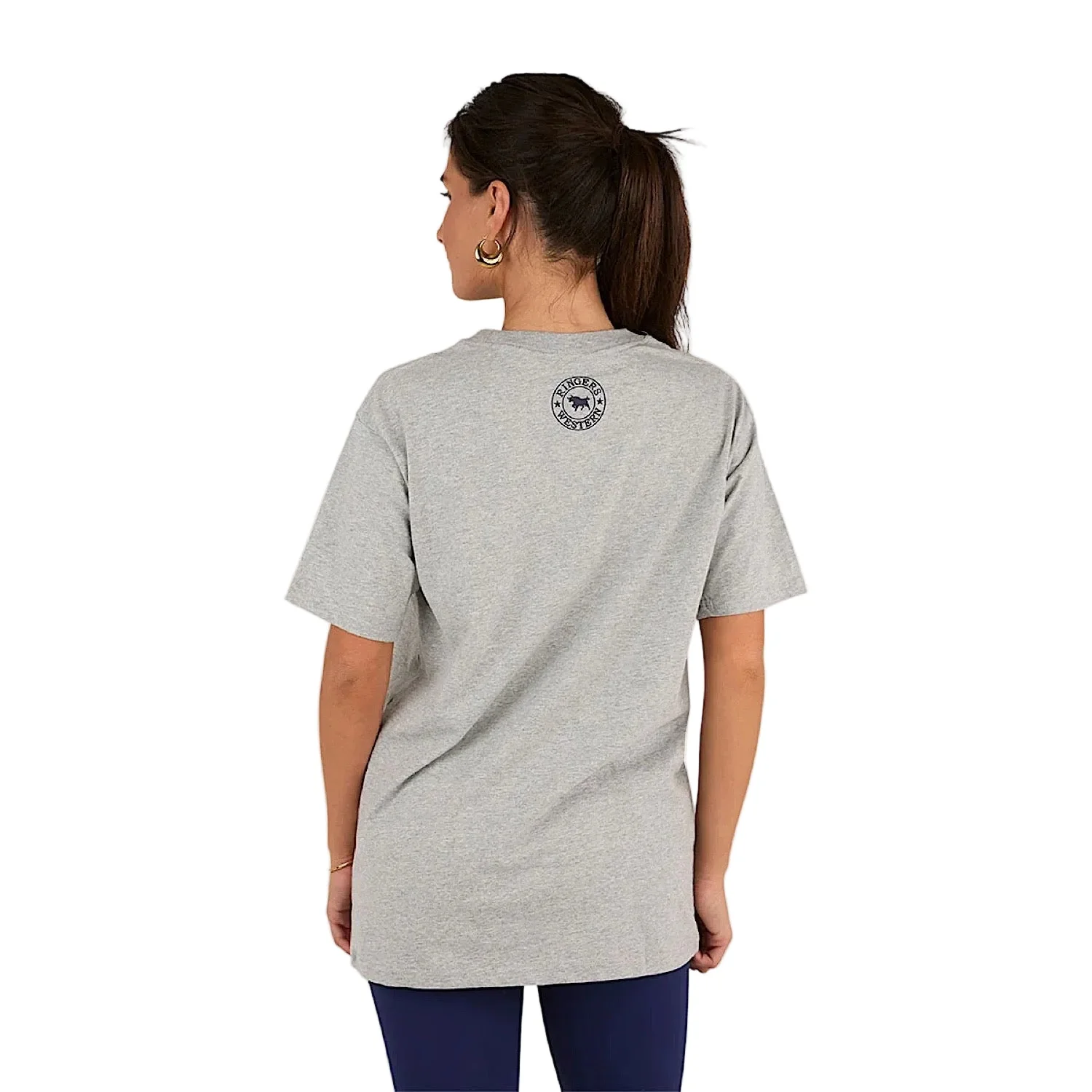 Ringers Western Women's Division Oversized Sport T-Shirt - Grey Marle - Image 2