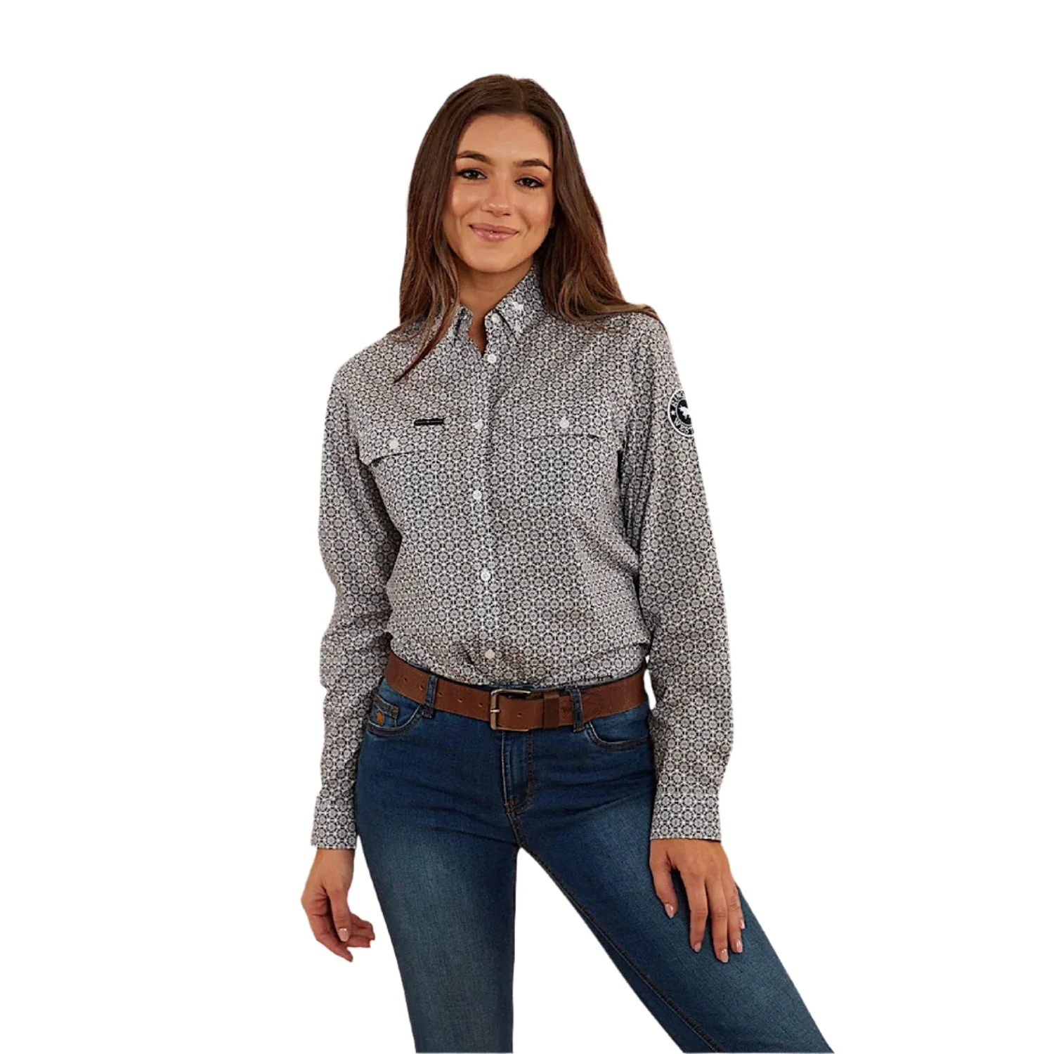 Ringers Western Women's Kacey Dress Shirt - Blue
