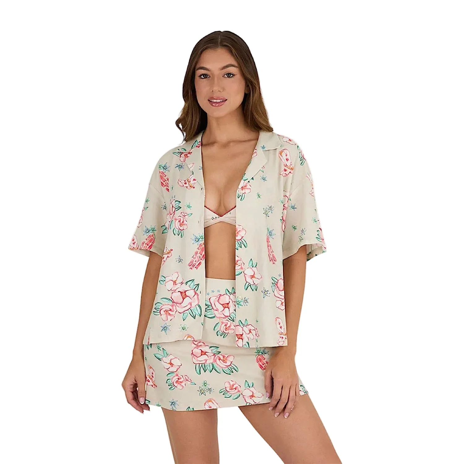 Ringers Western Women's Last Dance Button Down Shirt - Off White - Image 3