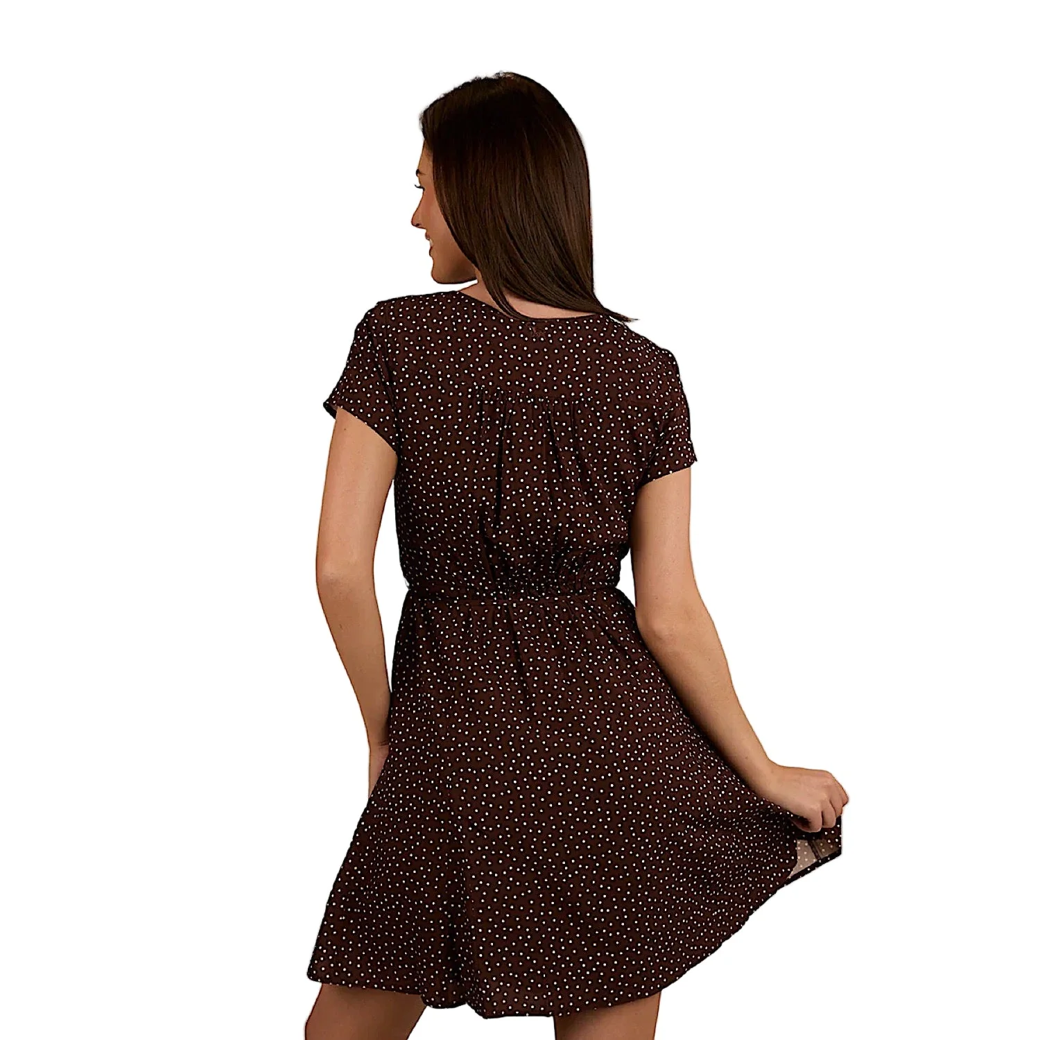 Ringers Western Women's Marrabel Mini Dress - Chocolate/White - Image 3