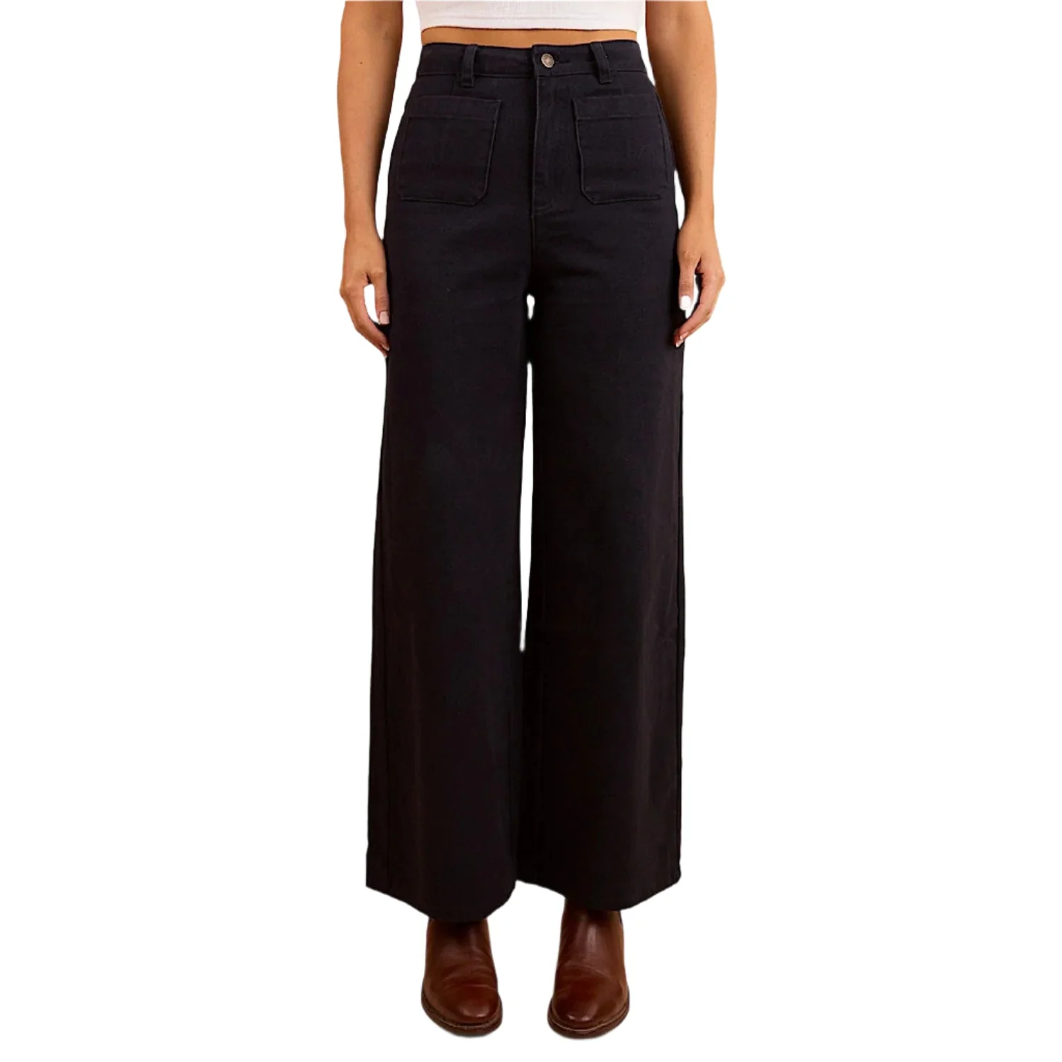 Ringers Western Women's Milani Wide Leg Pant - Navy - Image 2