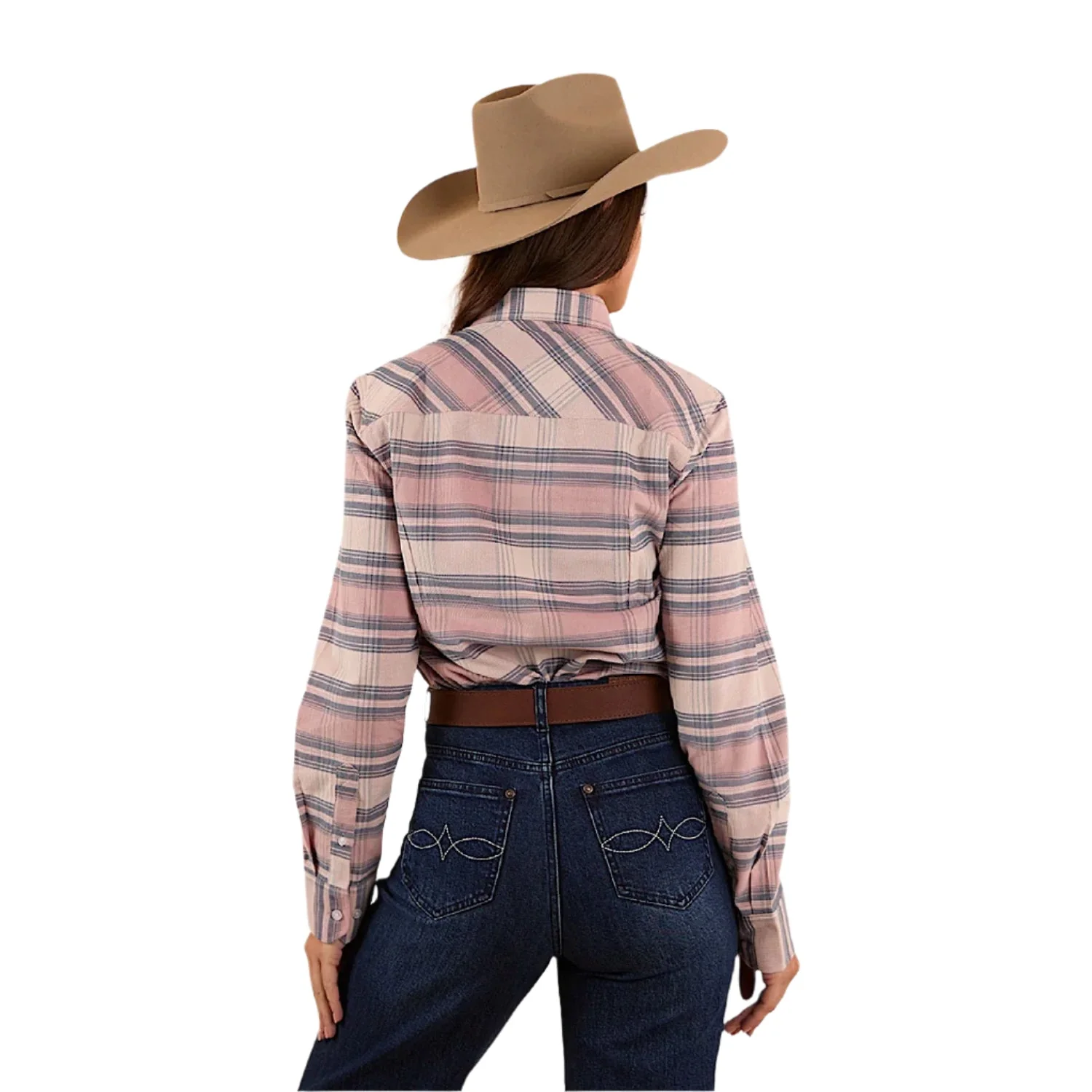 Ringers Western Women's Millicent Flannel - Rosey Pink - Image 2