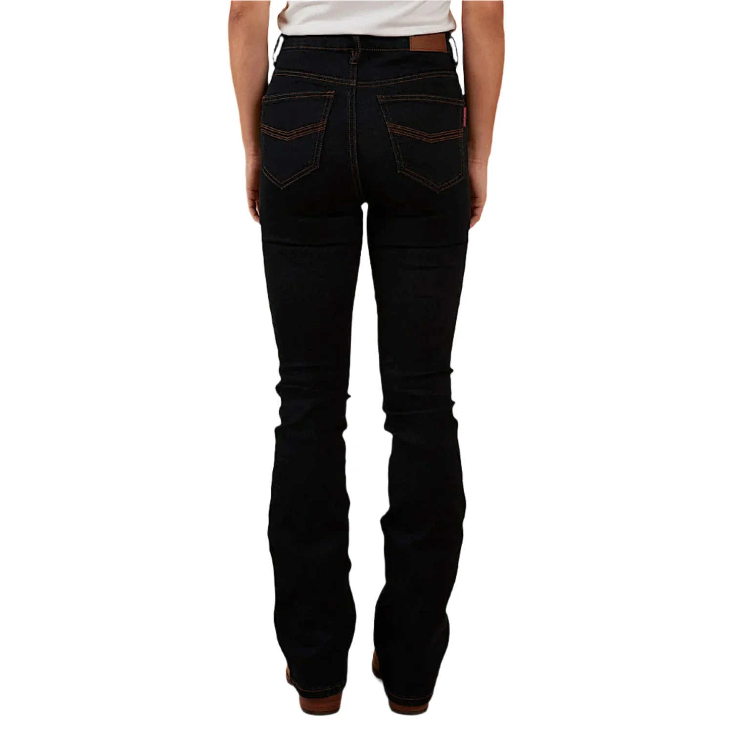 Ringers Western Women's Penny High Rise Bootleg Jean - Dark Blue Wash - Image 2