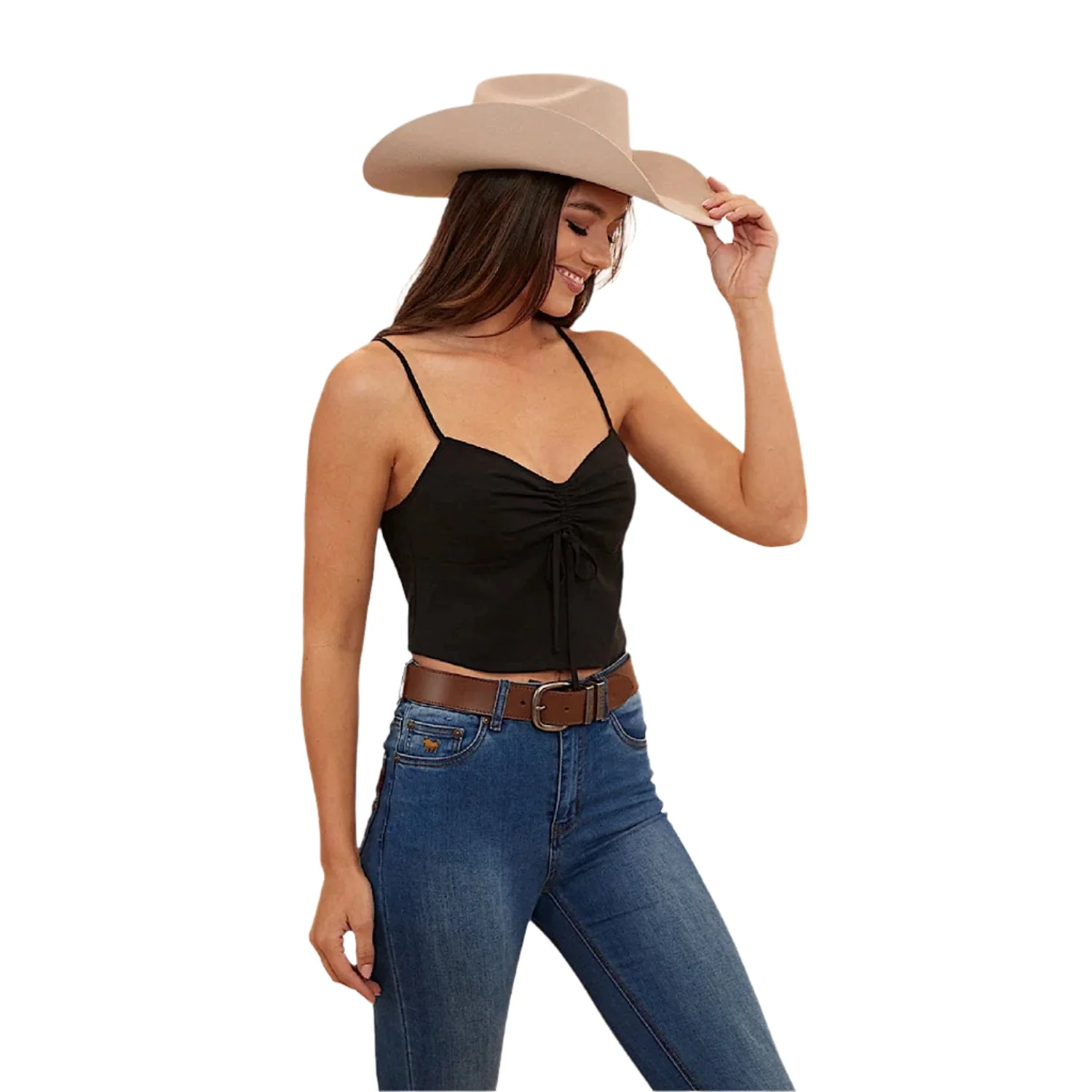 Ringers Western Women's Posie Cami Top - Black - Image 2