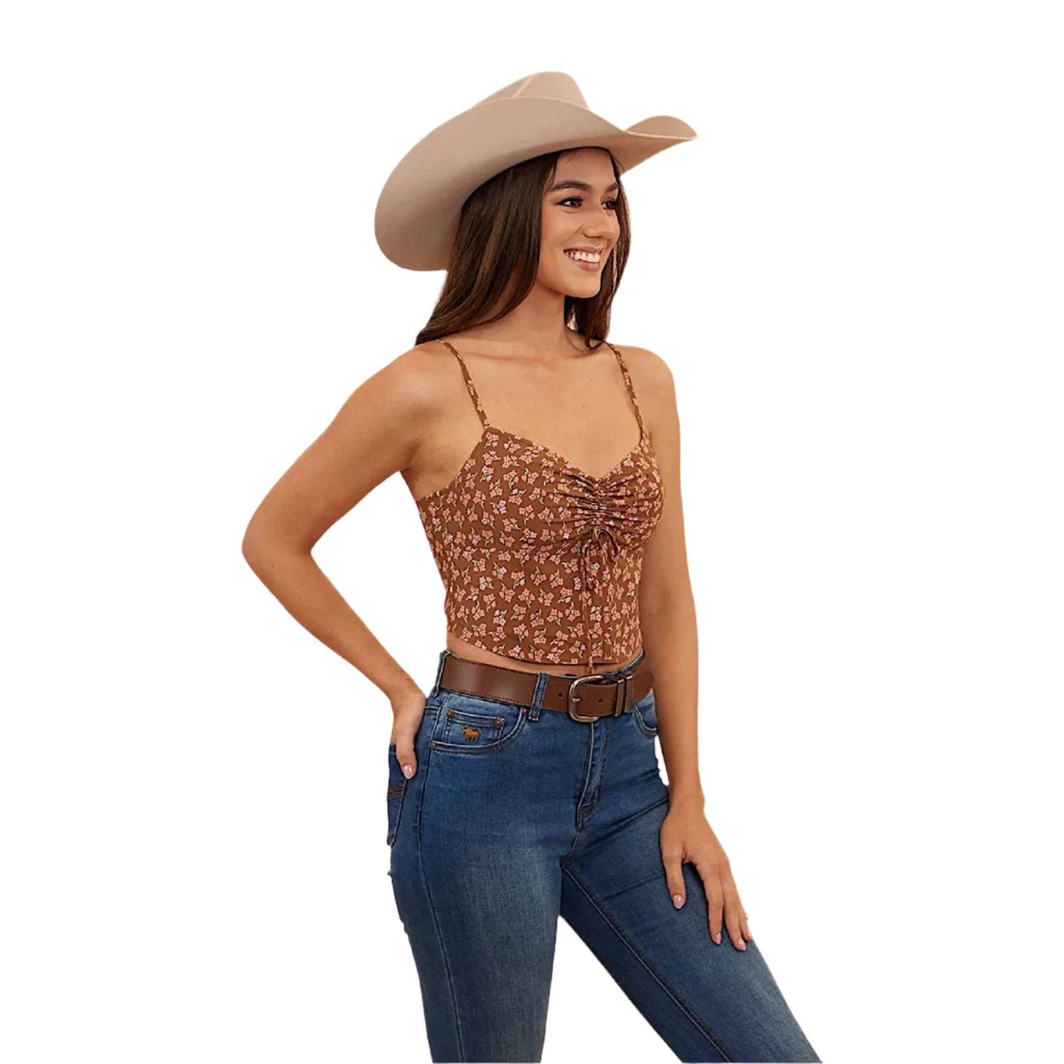 Ringers Western Women's Posie Cami Top - Toffee - Image 3