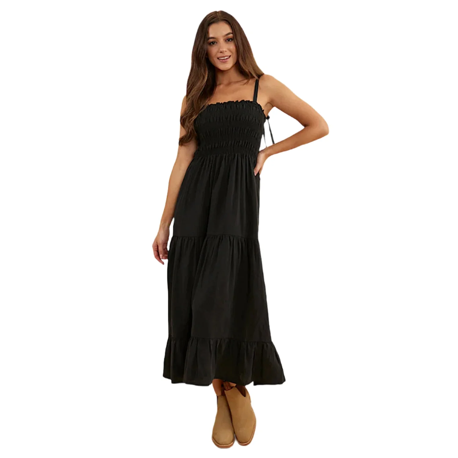 Ringers Western Women's Rosabel Maxi Dress - Black