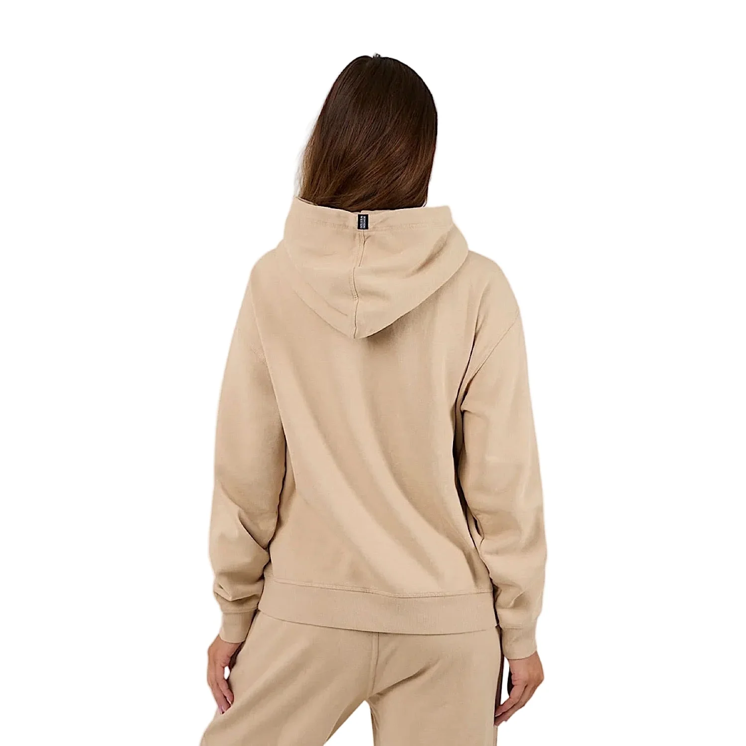 Ringers Western Women's RW College Oversized Hoodie - Dark Sand - Image 3