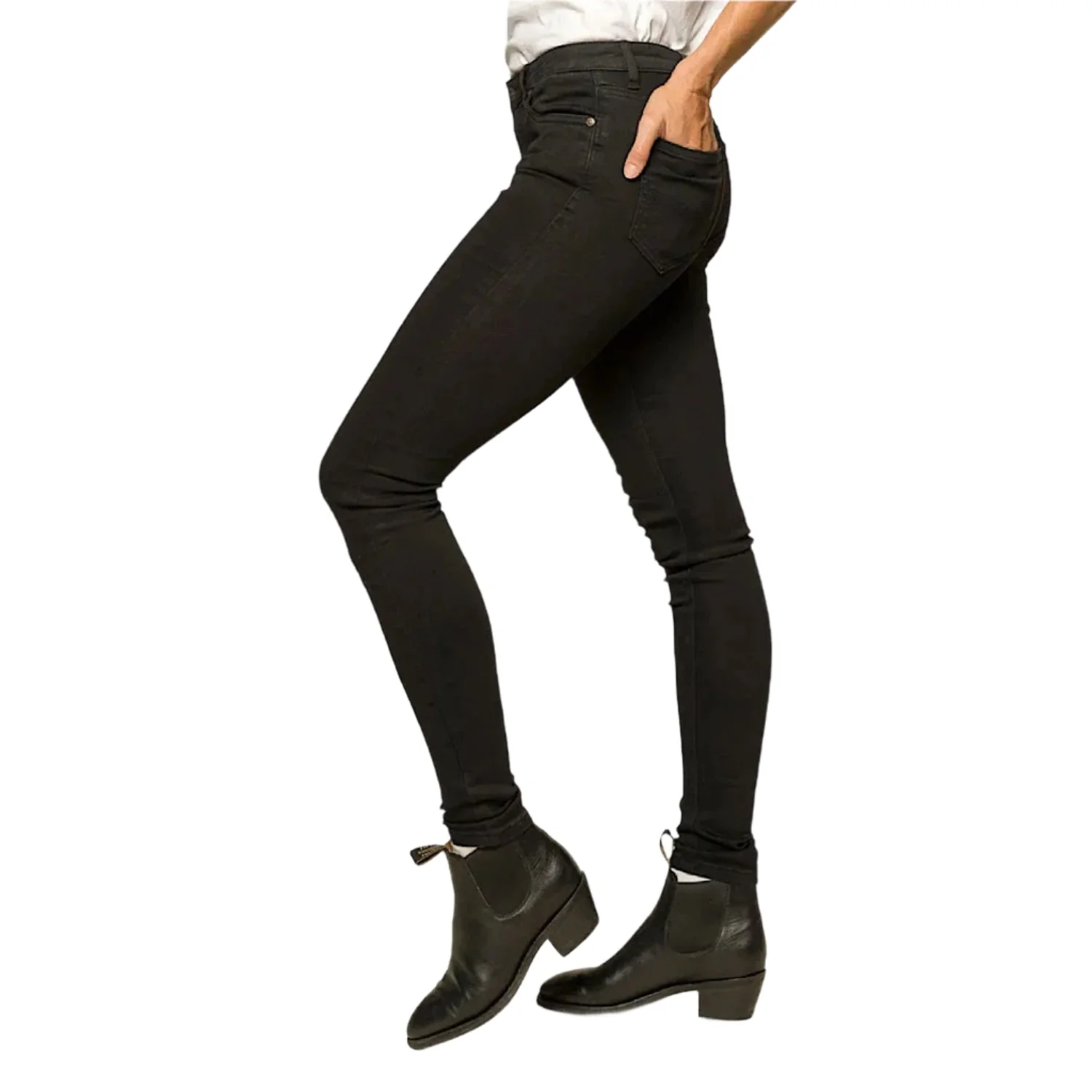 Ringers Western Women's Sophie Mid Rise Skinny Leg Jeans - Black - Image 3