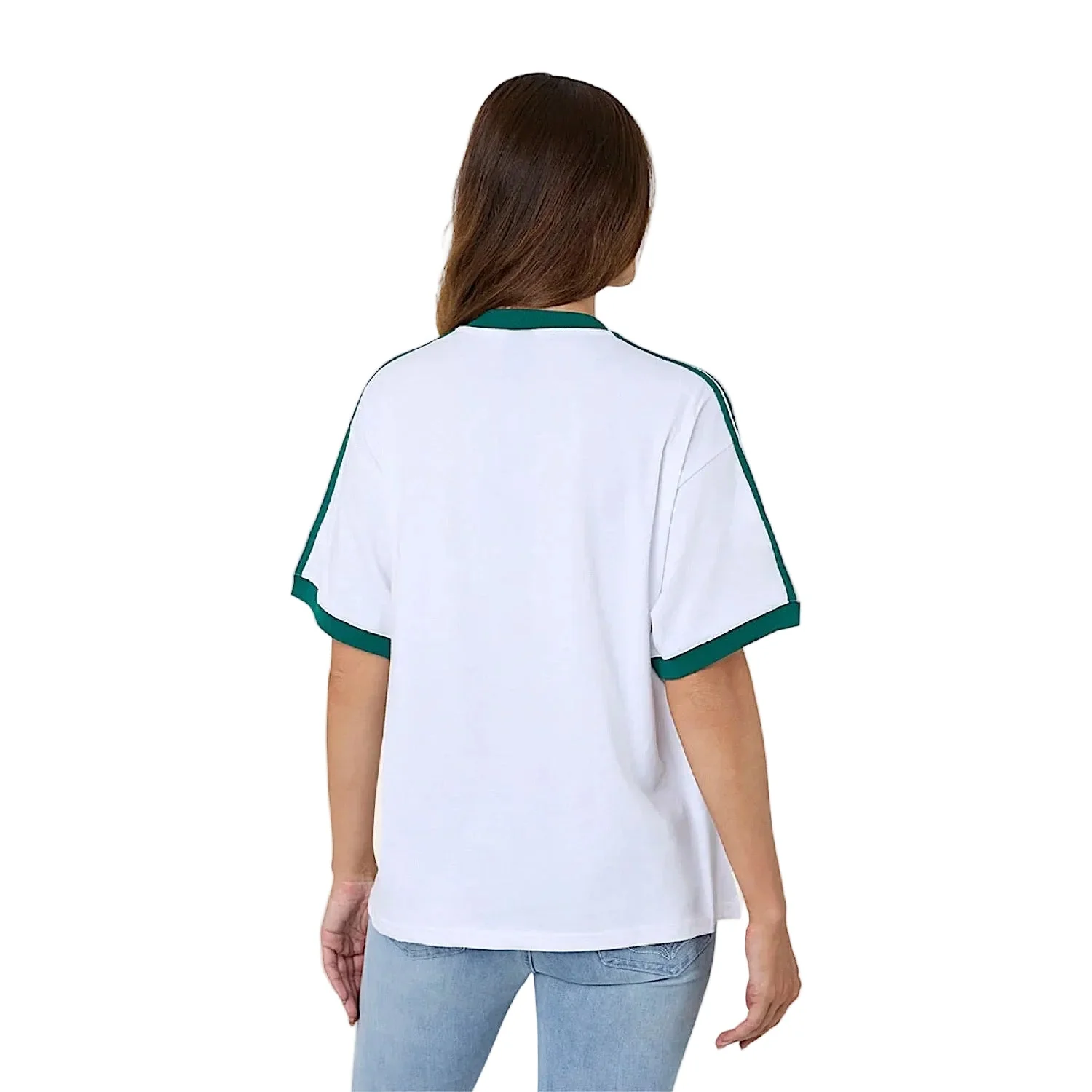 Ringers Western Women's Western College Oversized T-Shirt - White - Image 3