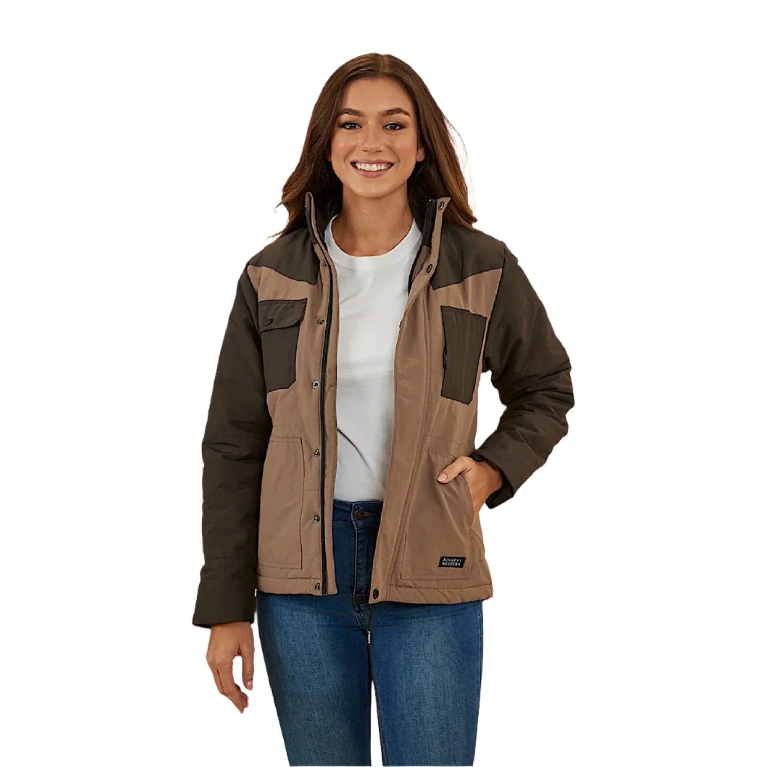 Ringers Western Women's Whitney Puffer Jacket - Mushroom