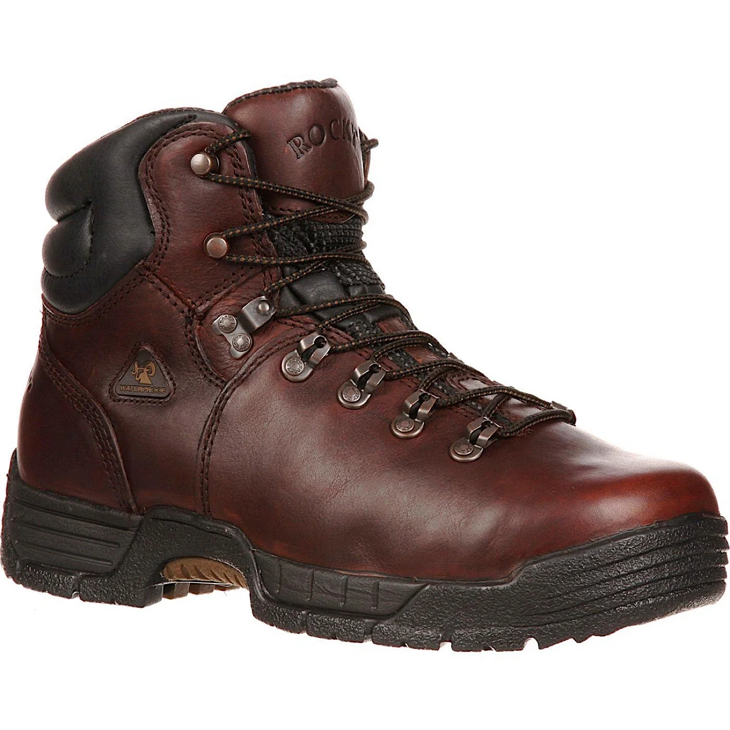 Rocky Men's MobiLite Steel Toe Waterproof Work Boots - Dark Brown