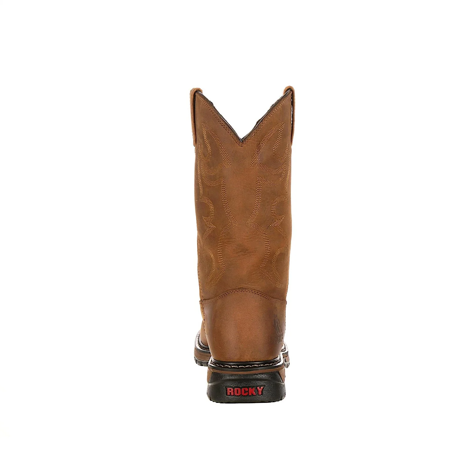 Rocky Original Ride Branson Roper Waterproof Western Boots - Aztec Crazy Horse - Image 2
