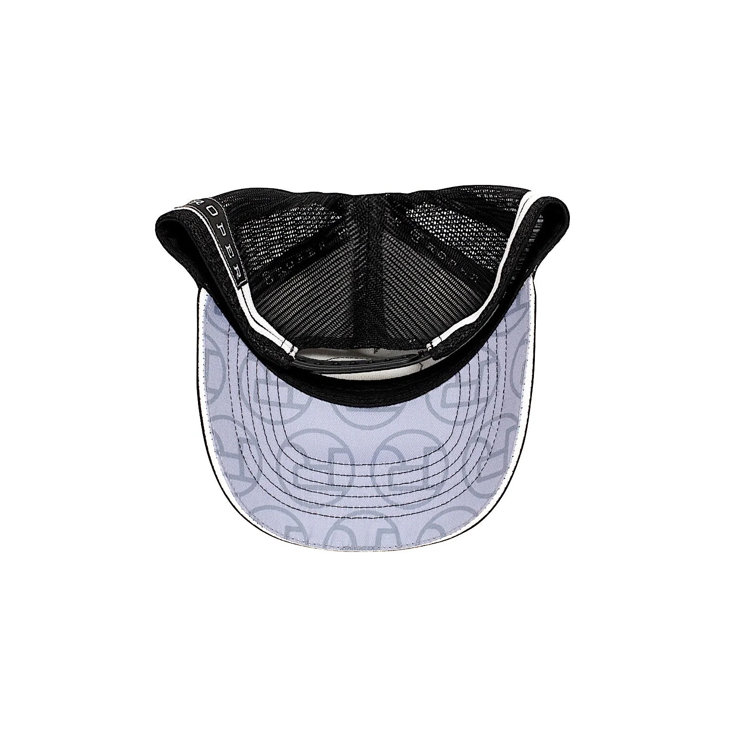 Roper Trucker Cap - Plaid Black - Image 3