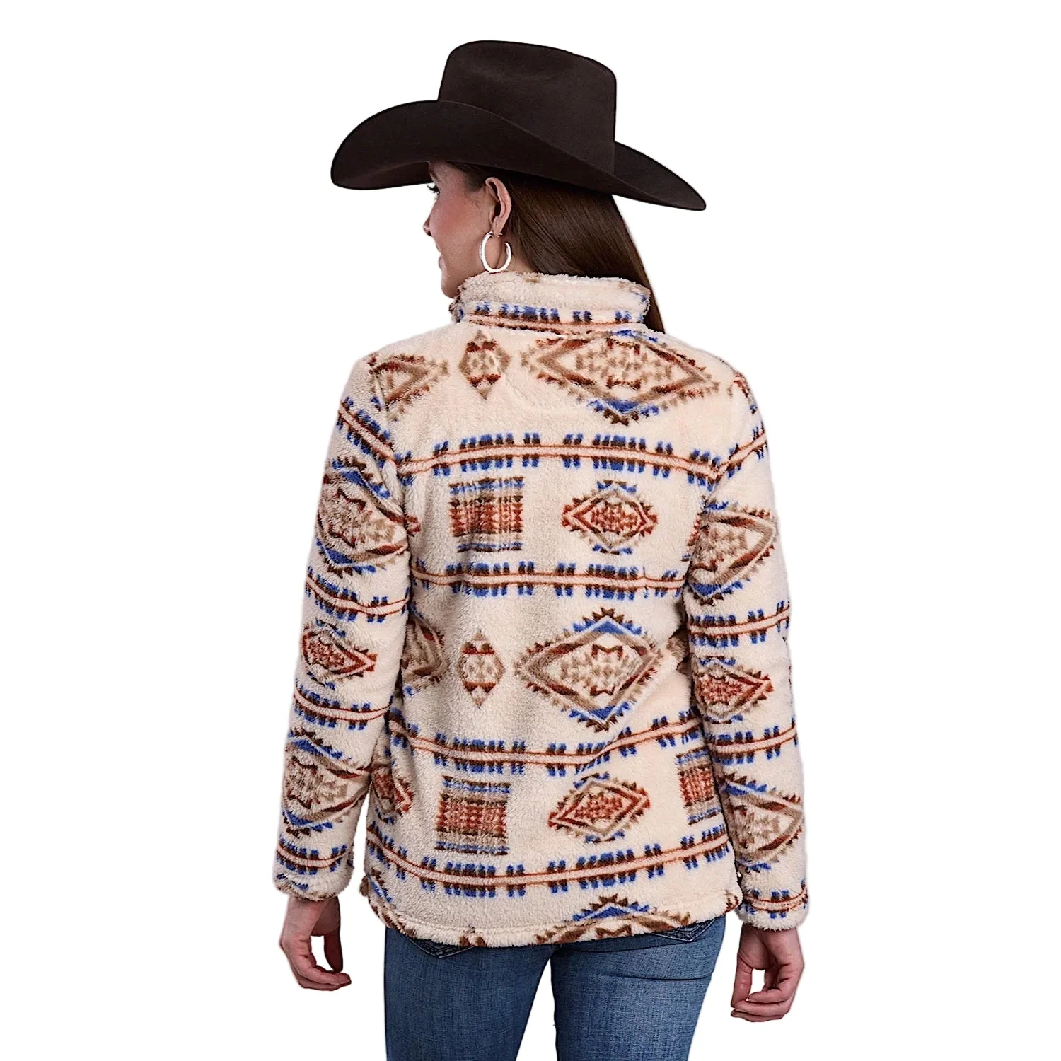 Roper Women's Fleece Pullover - Brown - Image 2