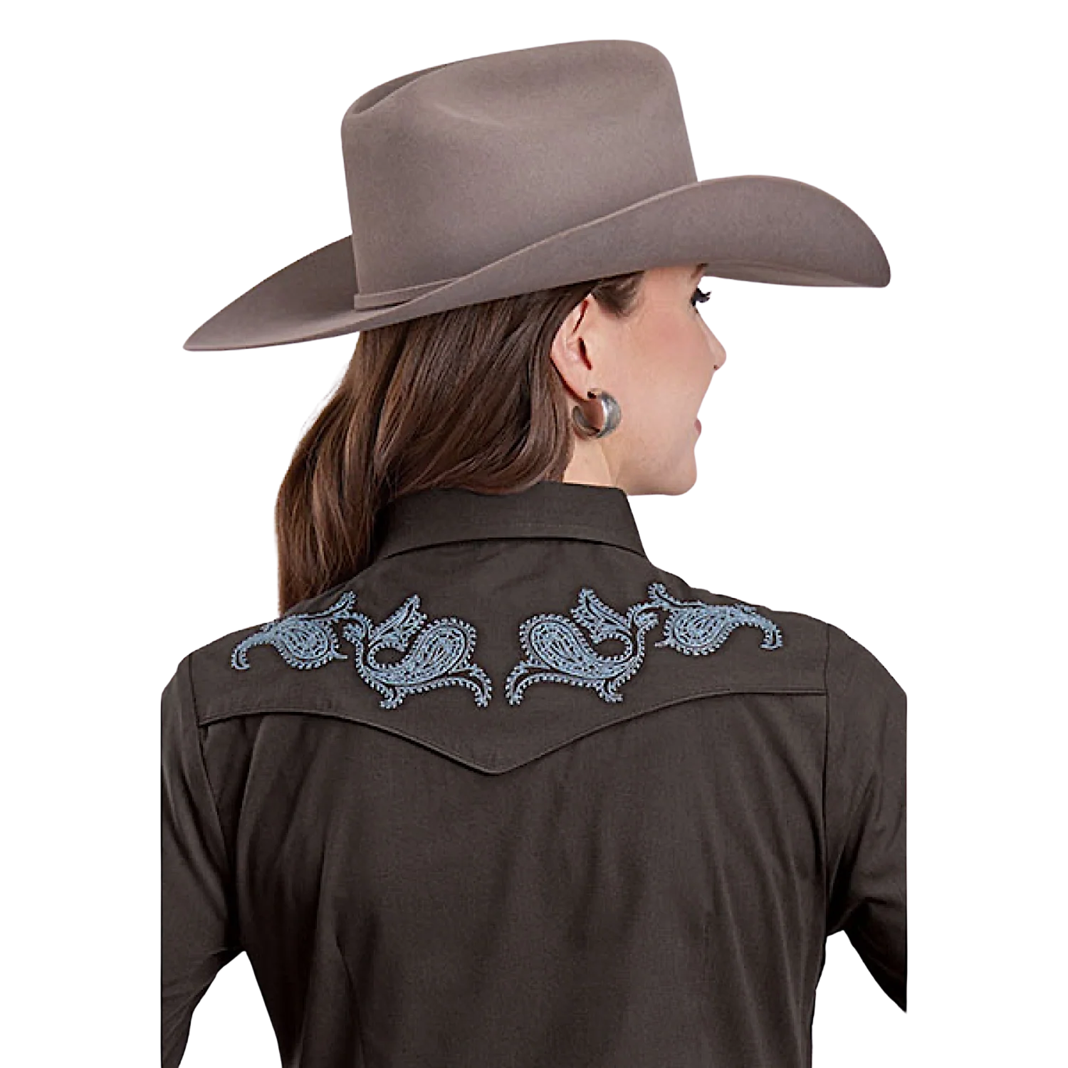Roper Women's Karman Special Style Collection Shirt - Brown - Image 2