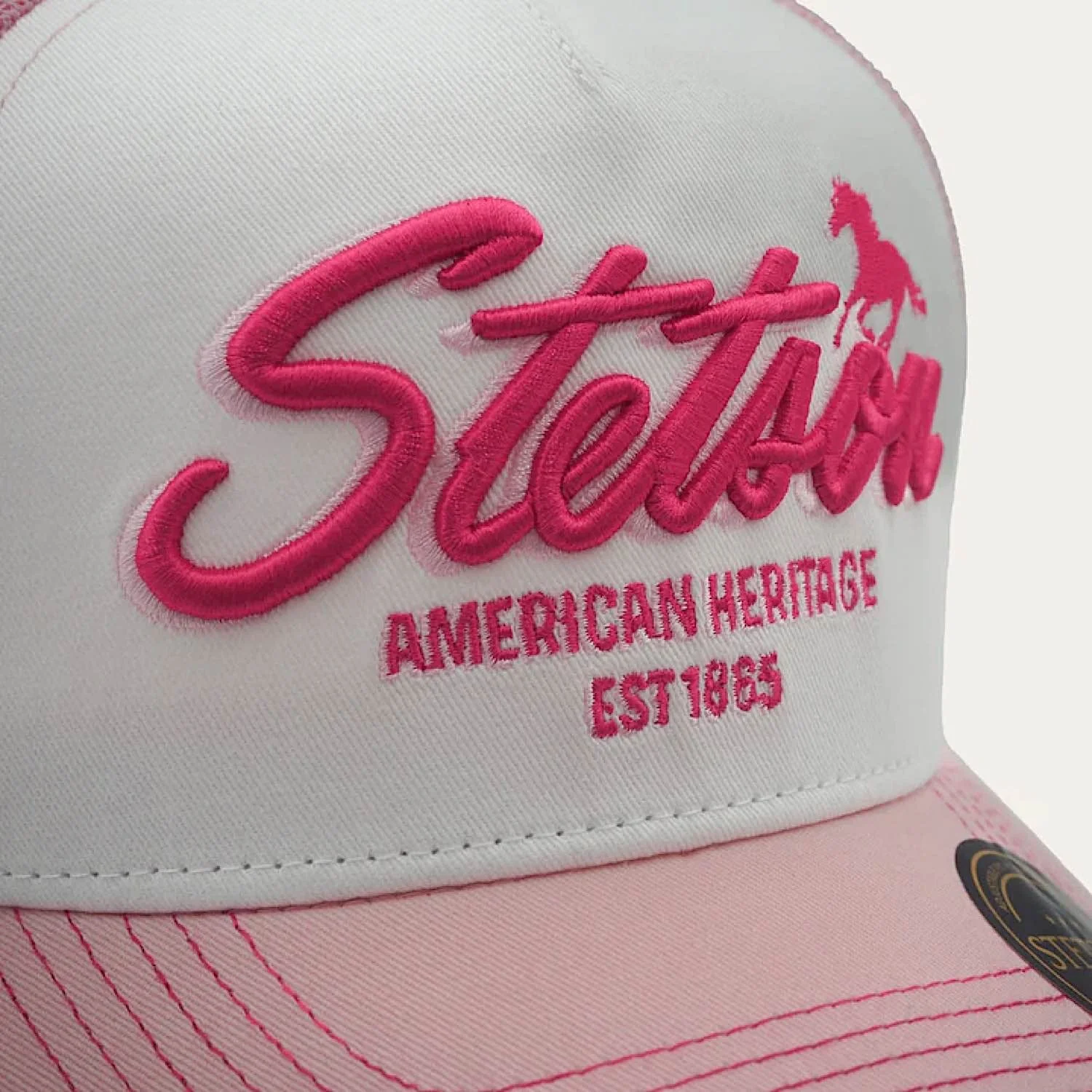 Stetson Classic Trucker Cap - Pink - Image 2