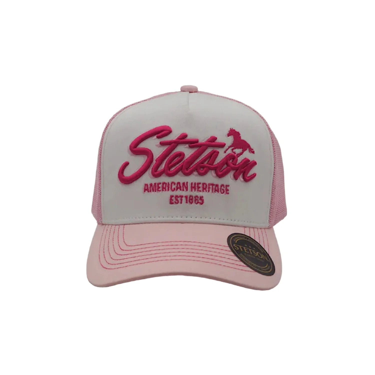 Stetson Classic Trucker Cap - Pink - Image 5