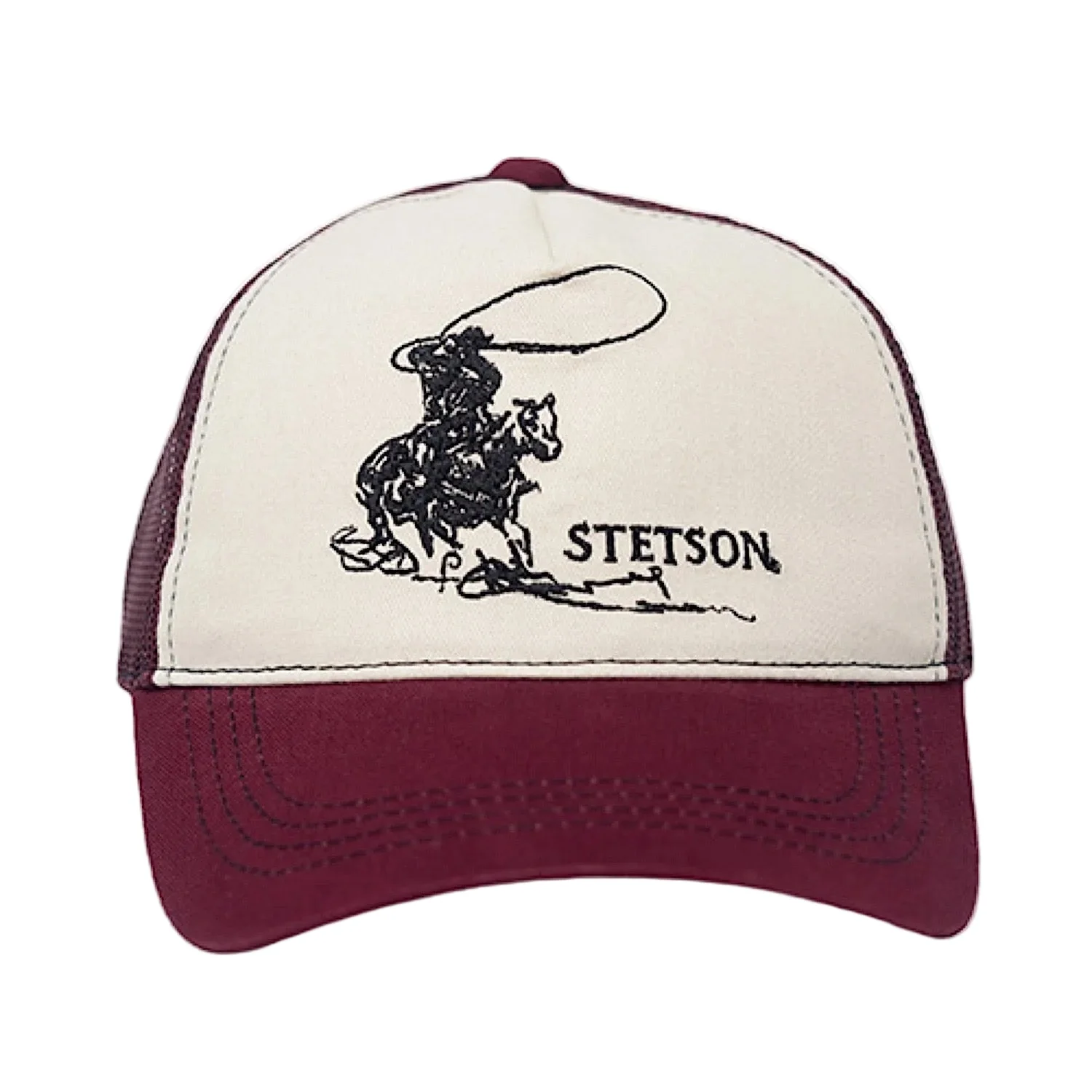 Stetson Lasso Kid's Trucker Cap - Red