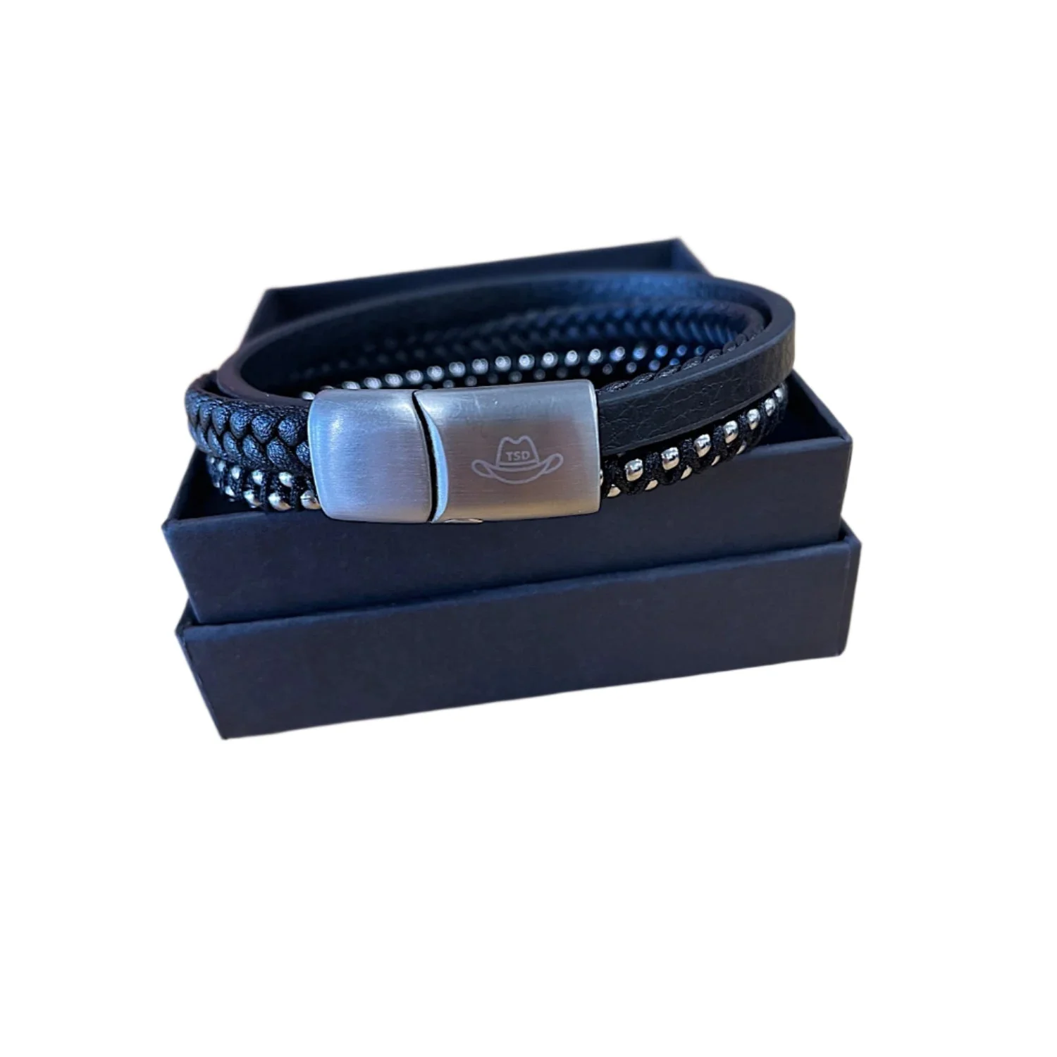 The Stable Door Genuine Leather Bracelet - Fortitude - Image 3