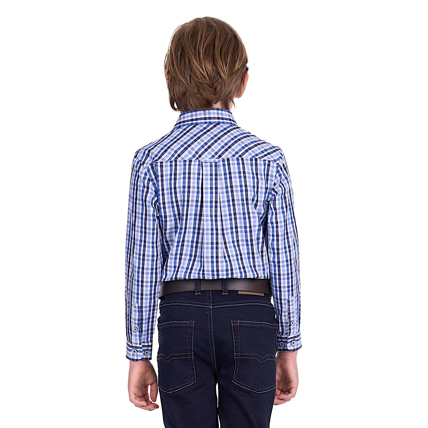 Thomas Cook Boy's Andrew Shirt - Navy / Blue - Image 3