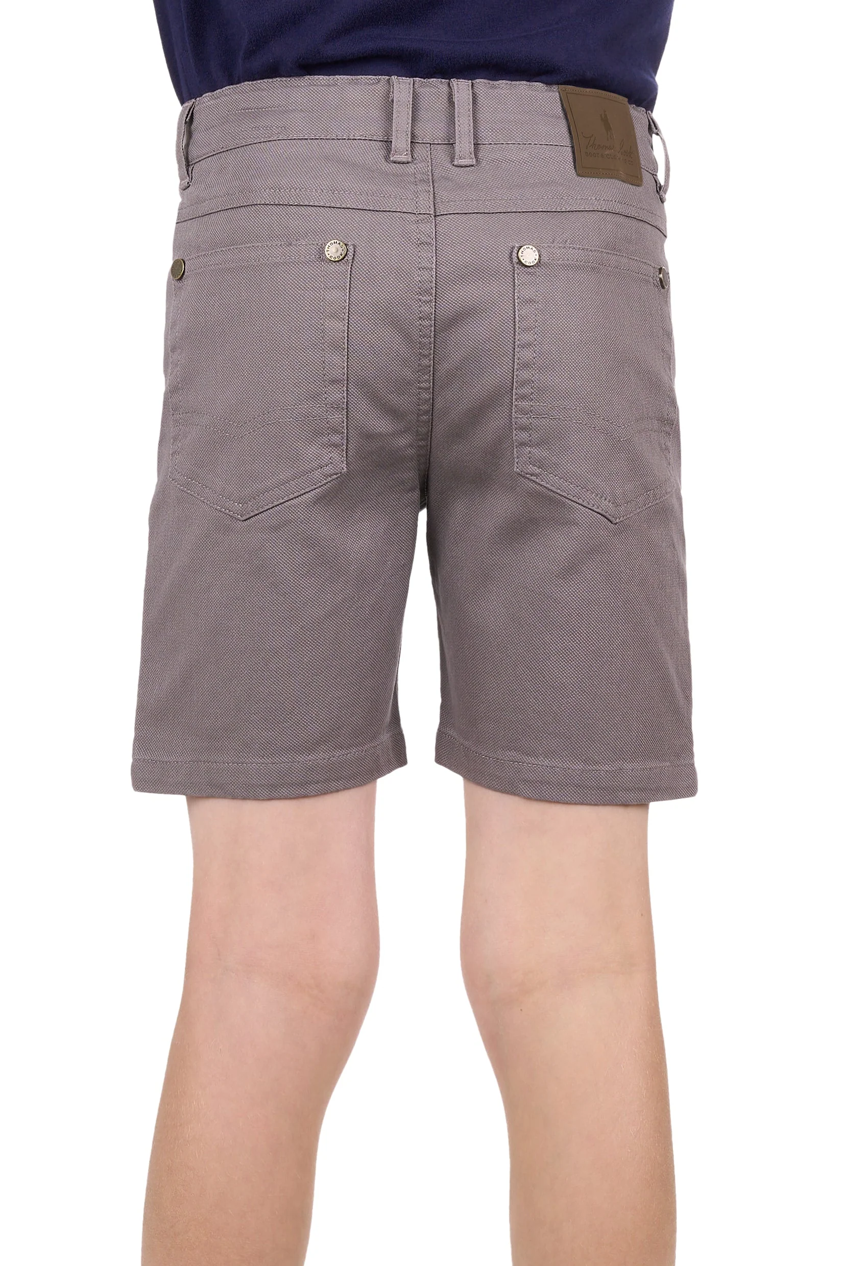 Thomas Cook Boy's Blair 5 Pocket Short Taupe - Image 2