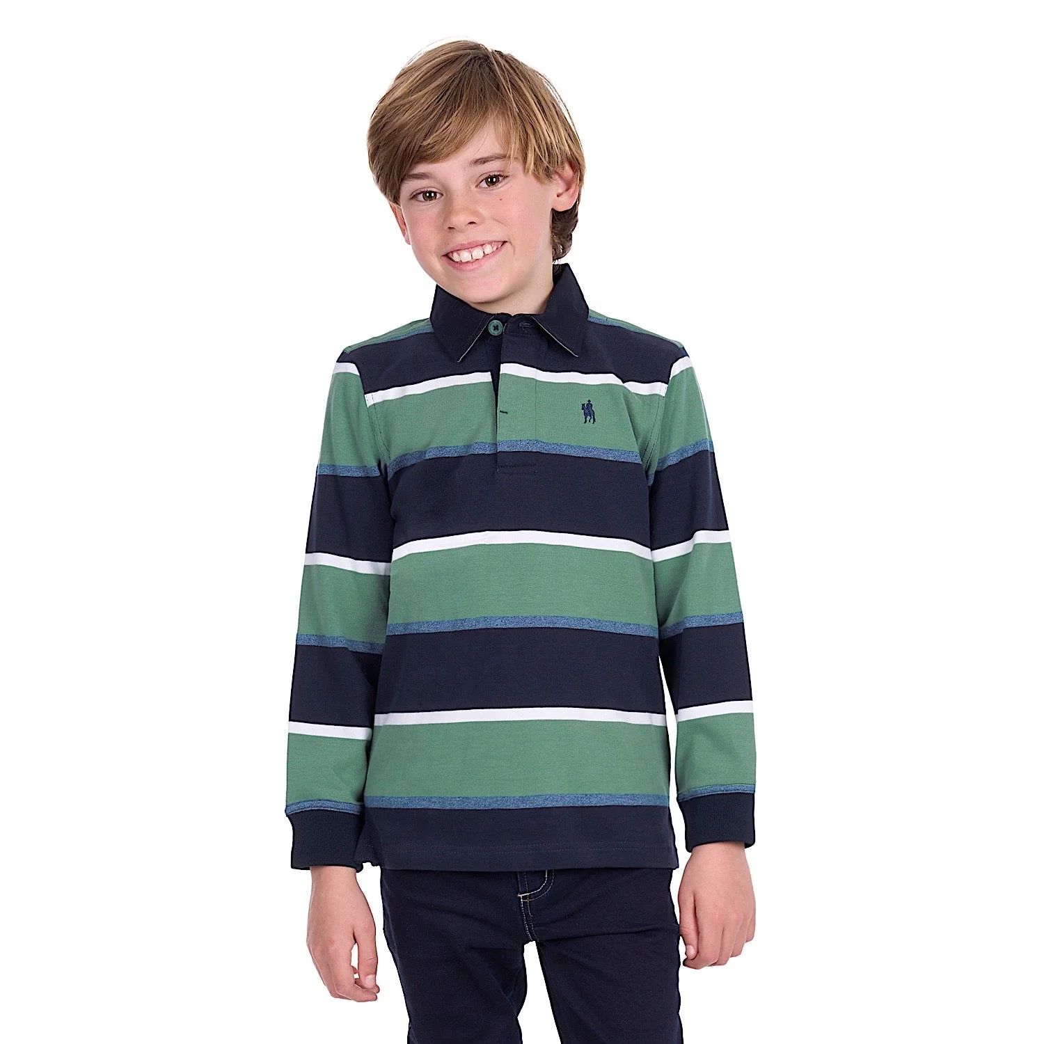 Thomas Cook Boy's Douglas Rugby - Navy / Sage