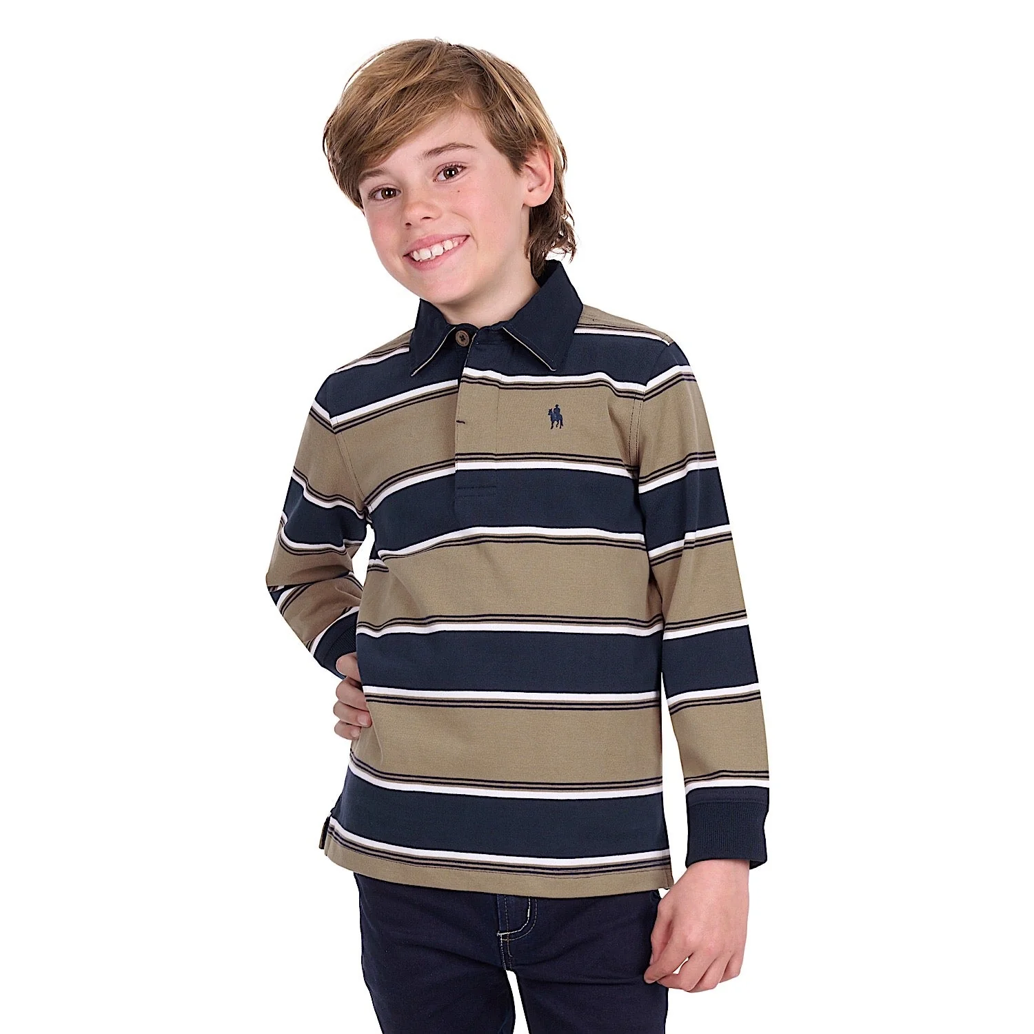 Thomas Cook Boy's Jose Rugby - Navy / Tan