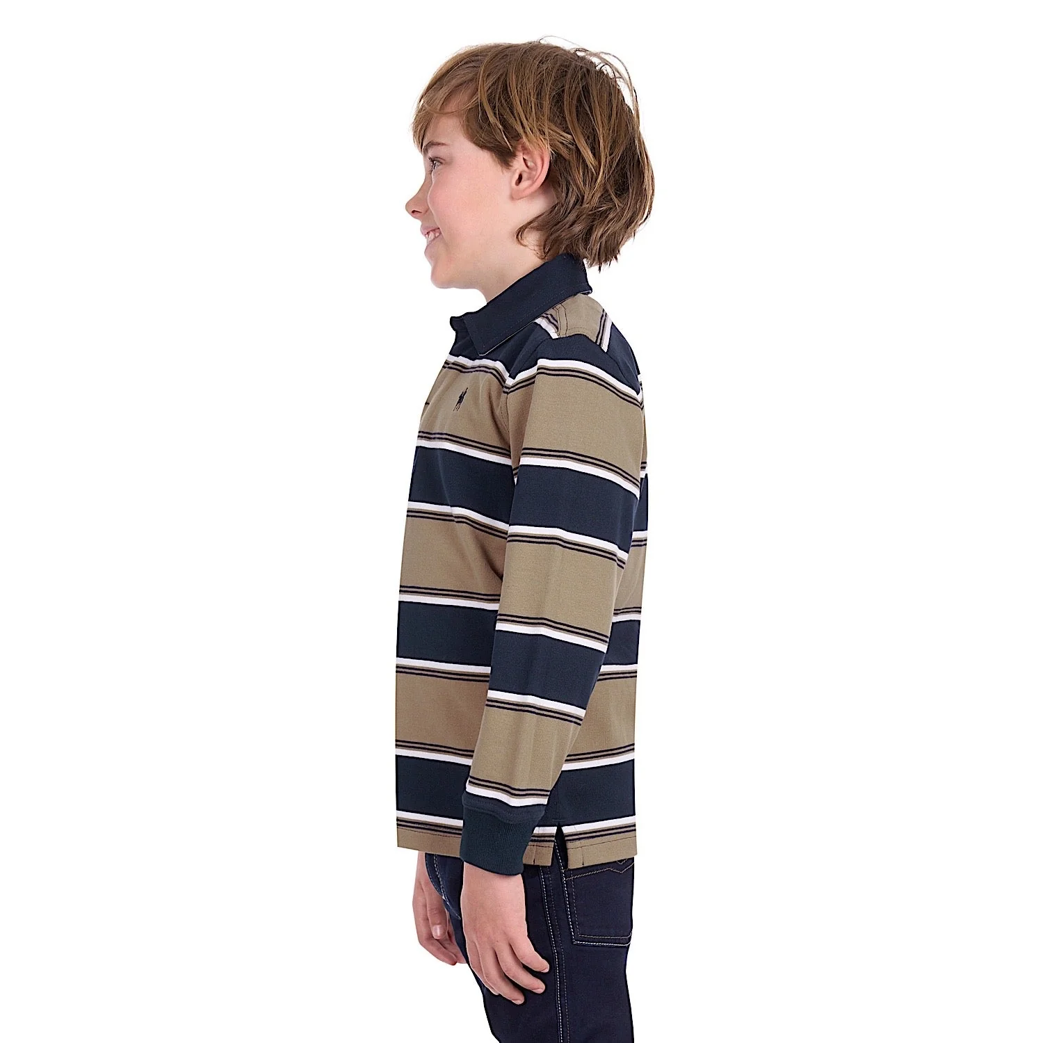 Thomas Cook Boy's Jose Rugby - Navy / Tan - Image 2