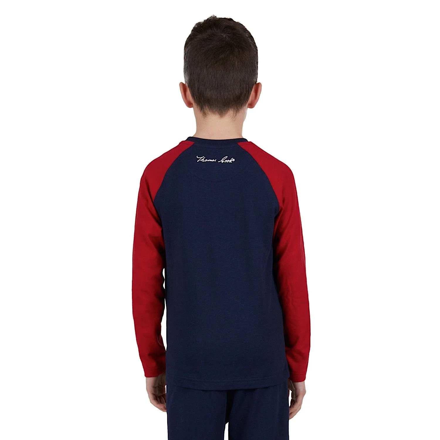 Thomas Cook Boys Moon Jump Glow-In-The-Dark PJs Navy/Red - Image 3