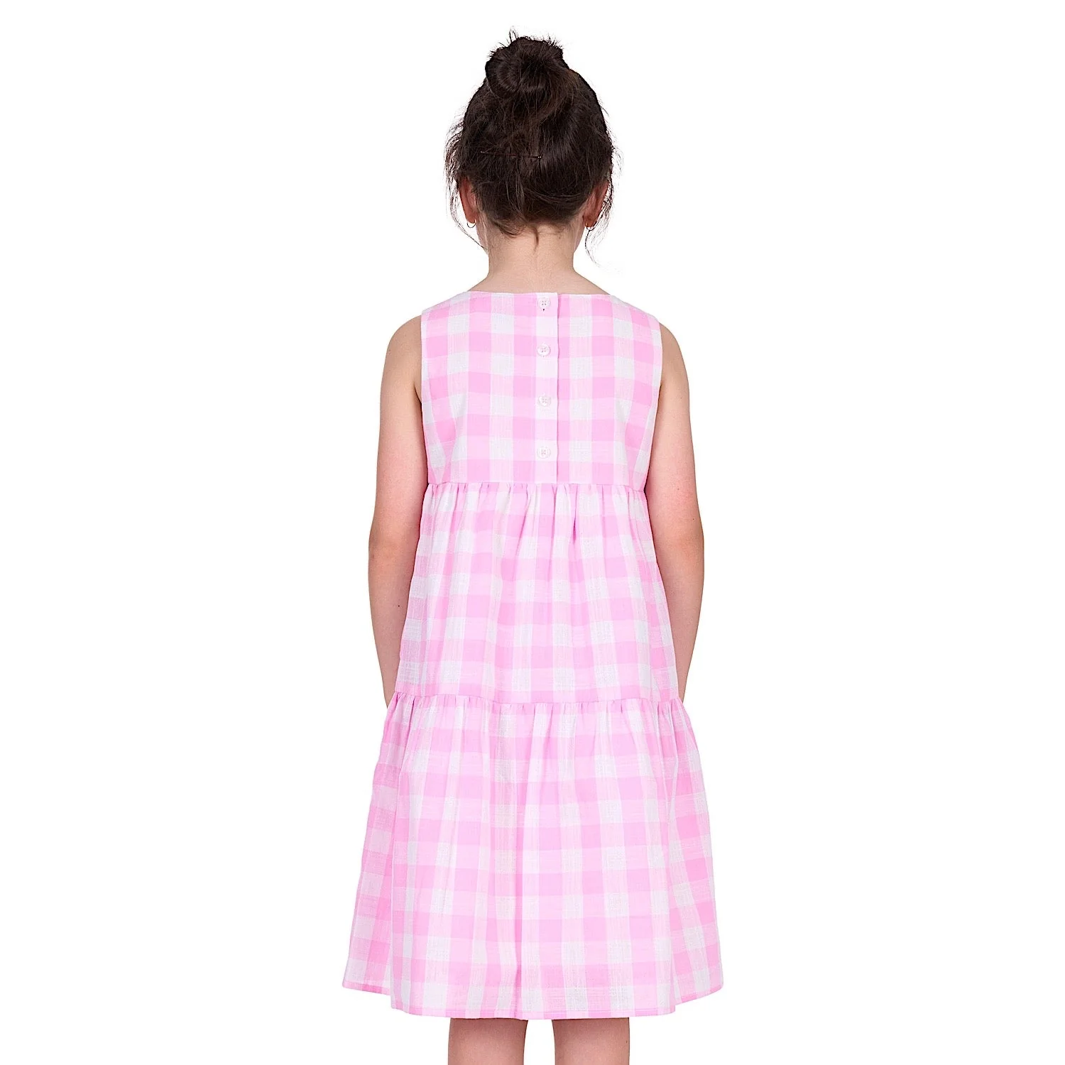 Thomas Cook Girl's Amity Dress - Pink/White - Image 3