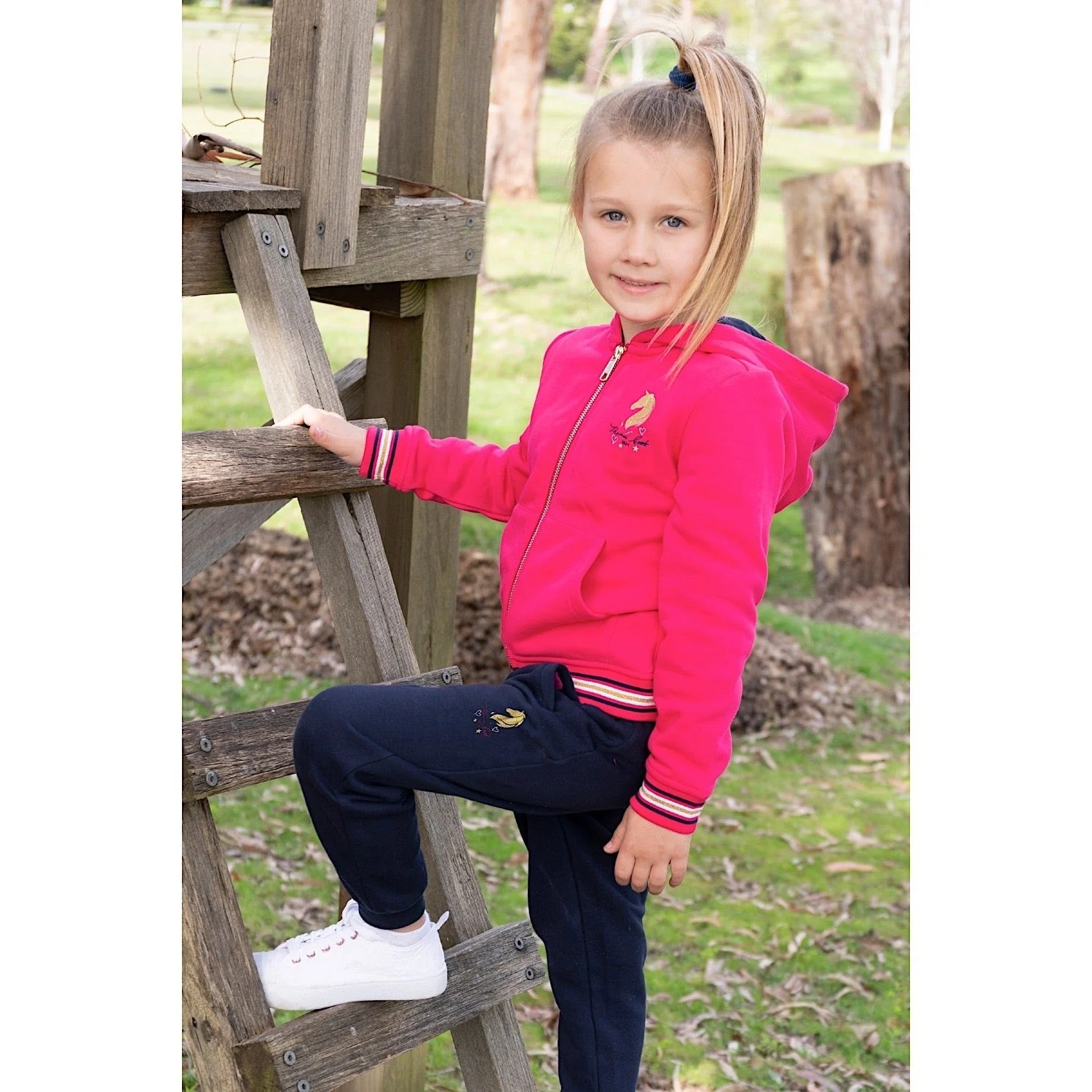 Thomas Cook Girl's Chelsea Track Pant - Navy - Image 4