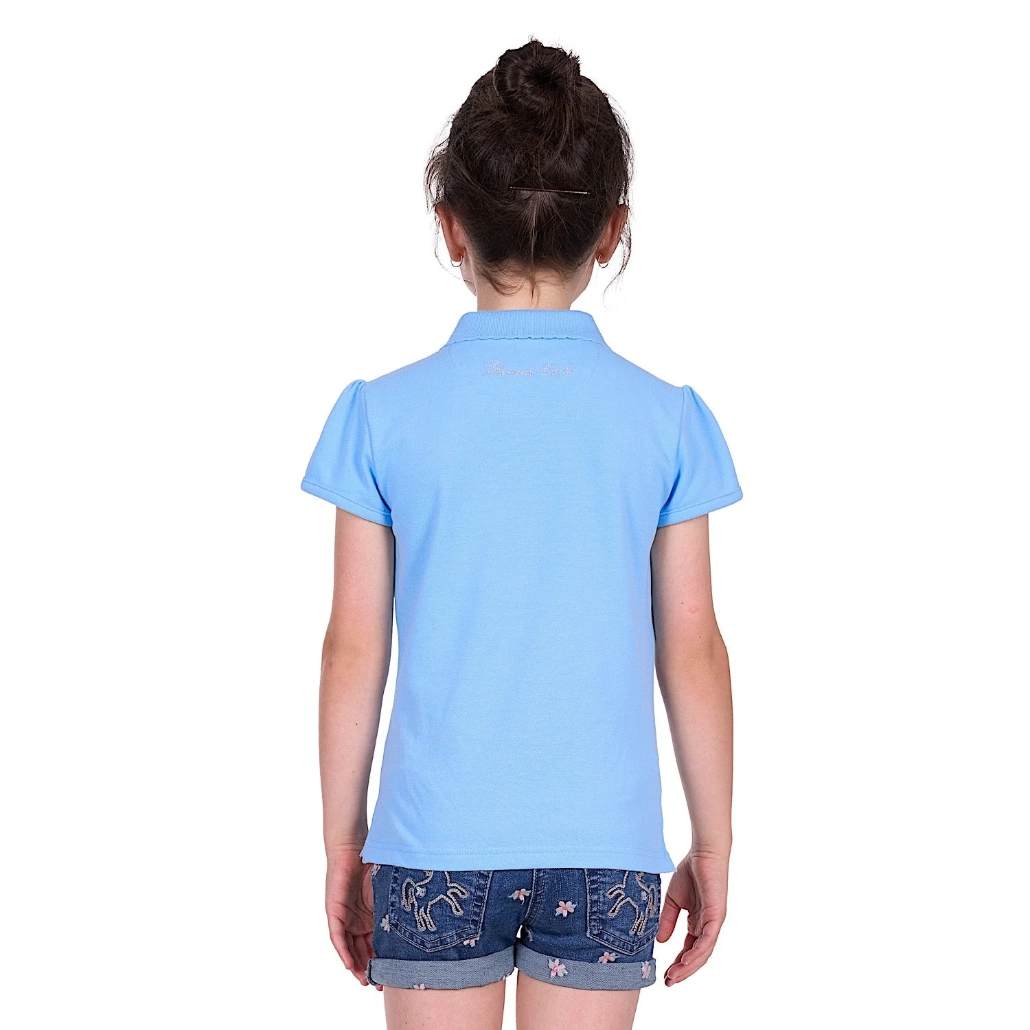Thomas Cook Girl's Daisy Polo - Blue - Image 3