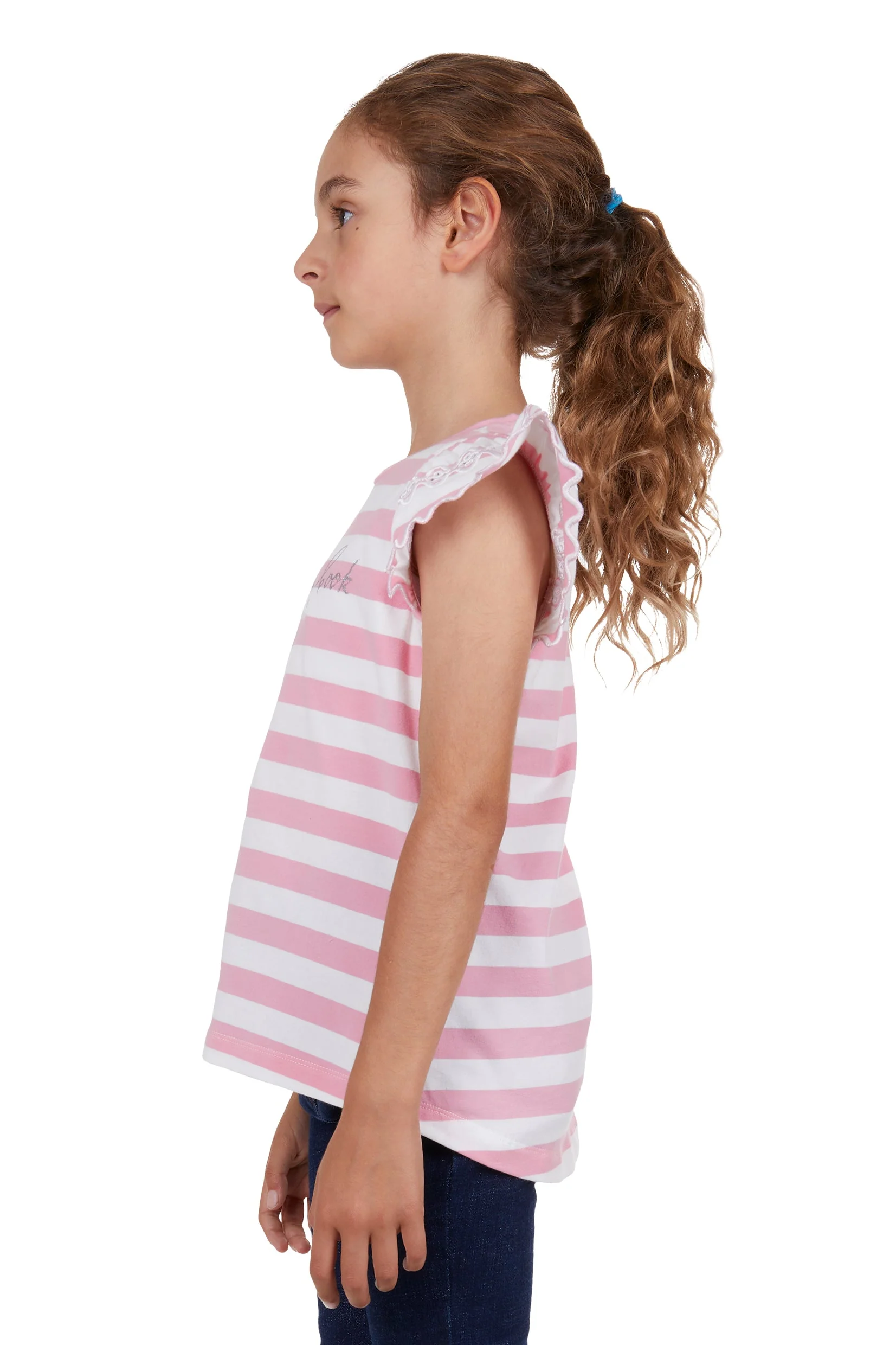 Thomas Cook Girl's Eva Tee Pink/White - Image 4