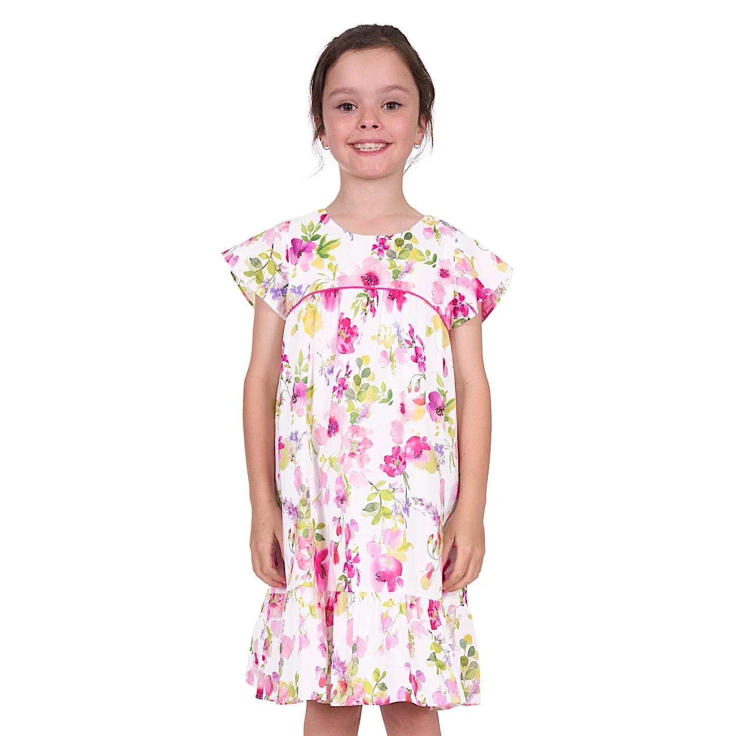 Thomas Cook Girl's Flora Dress - Pink/Multicoloured