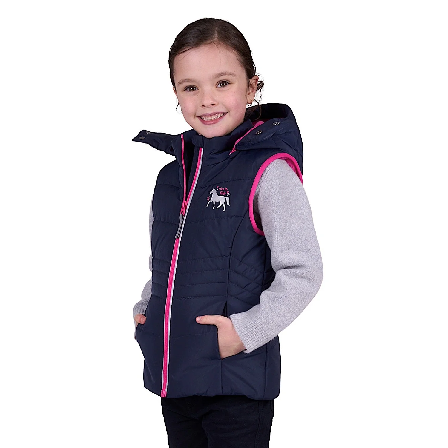 Thomas Cook Girl's Lucy Vest - Navy - Image 2