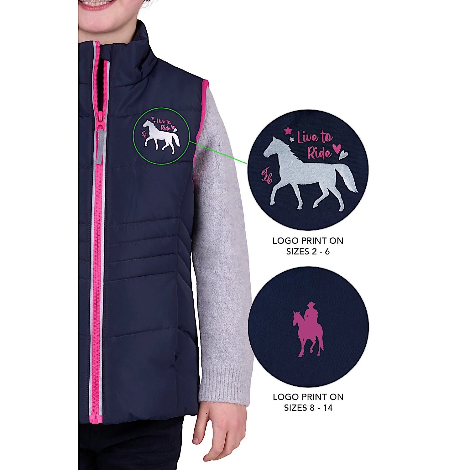Thomas Cook Girl's Lucy Vest - Navy - Image 6